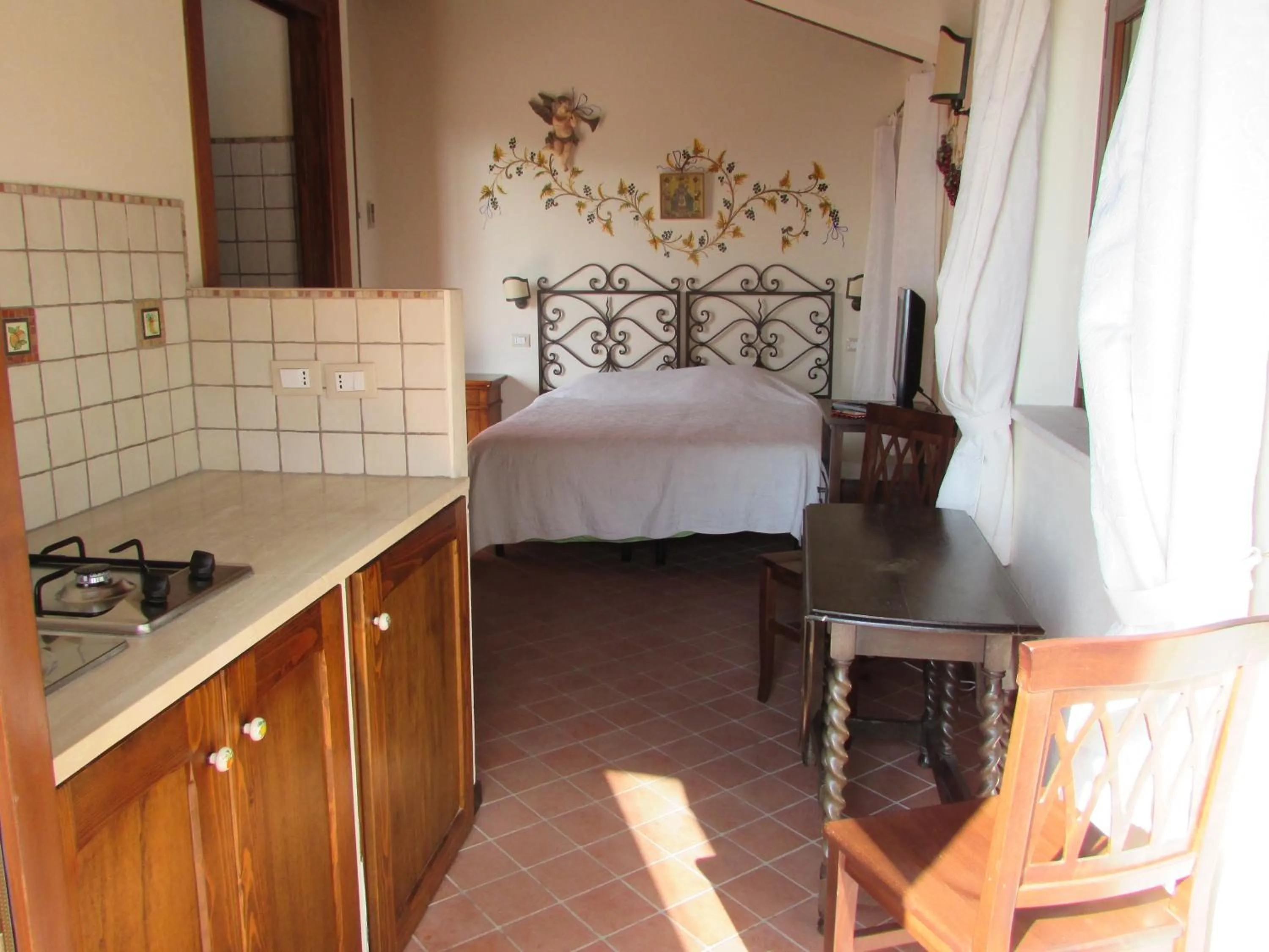 Living room, Bed in Casale Di Caterina