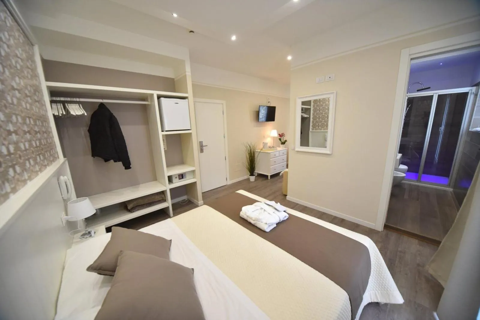 Bed in Hotel Villa Edda