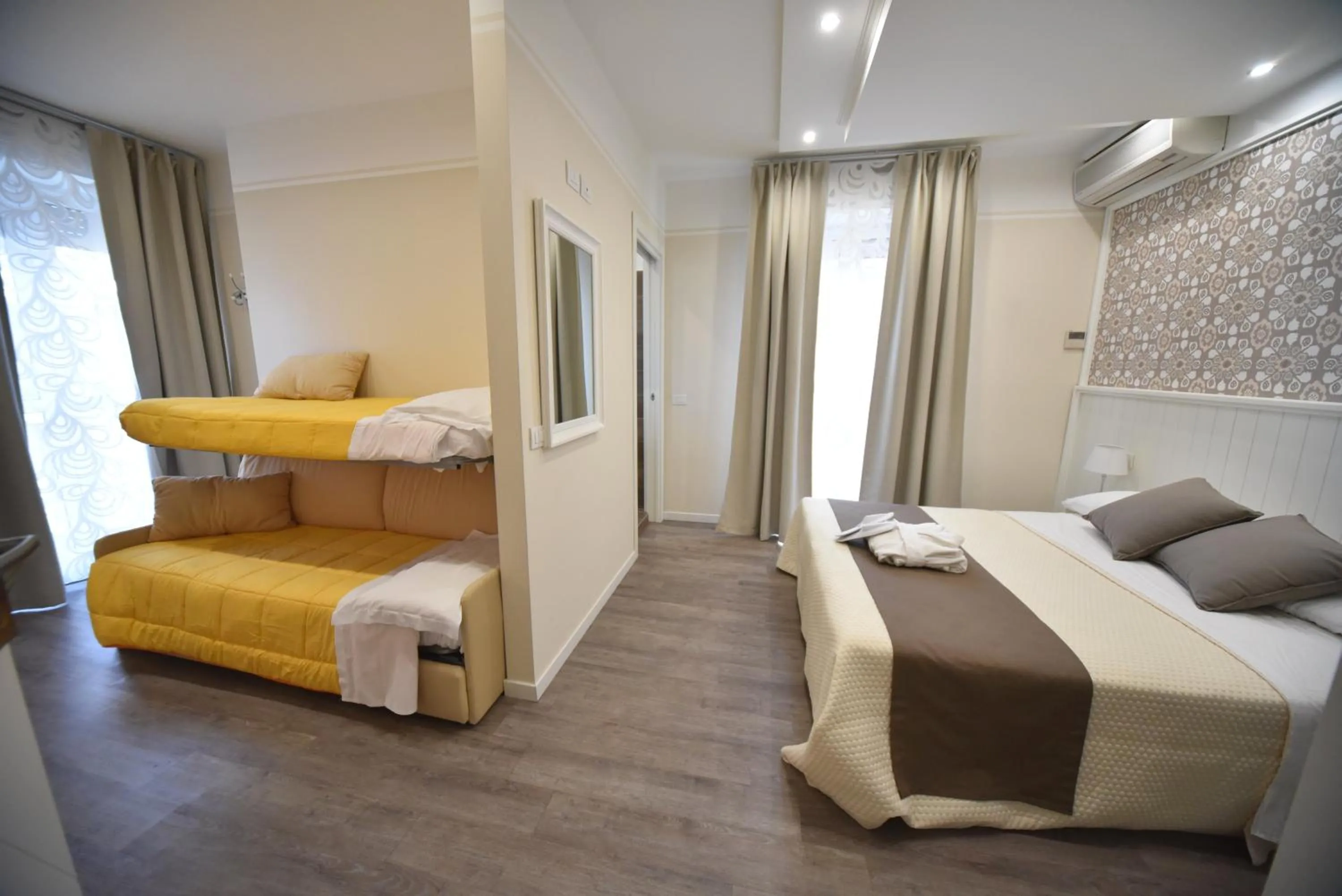 Bed in Hotel Villa Edda