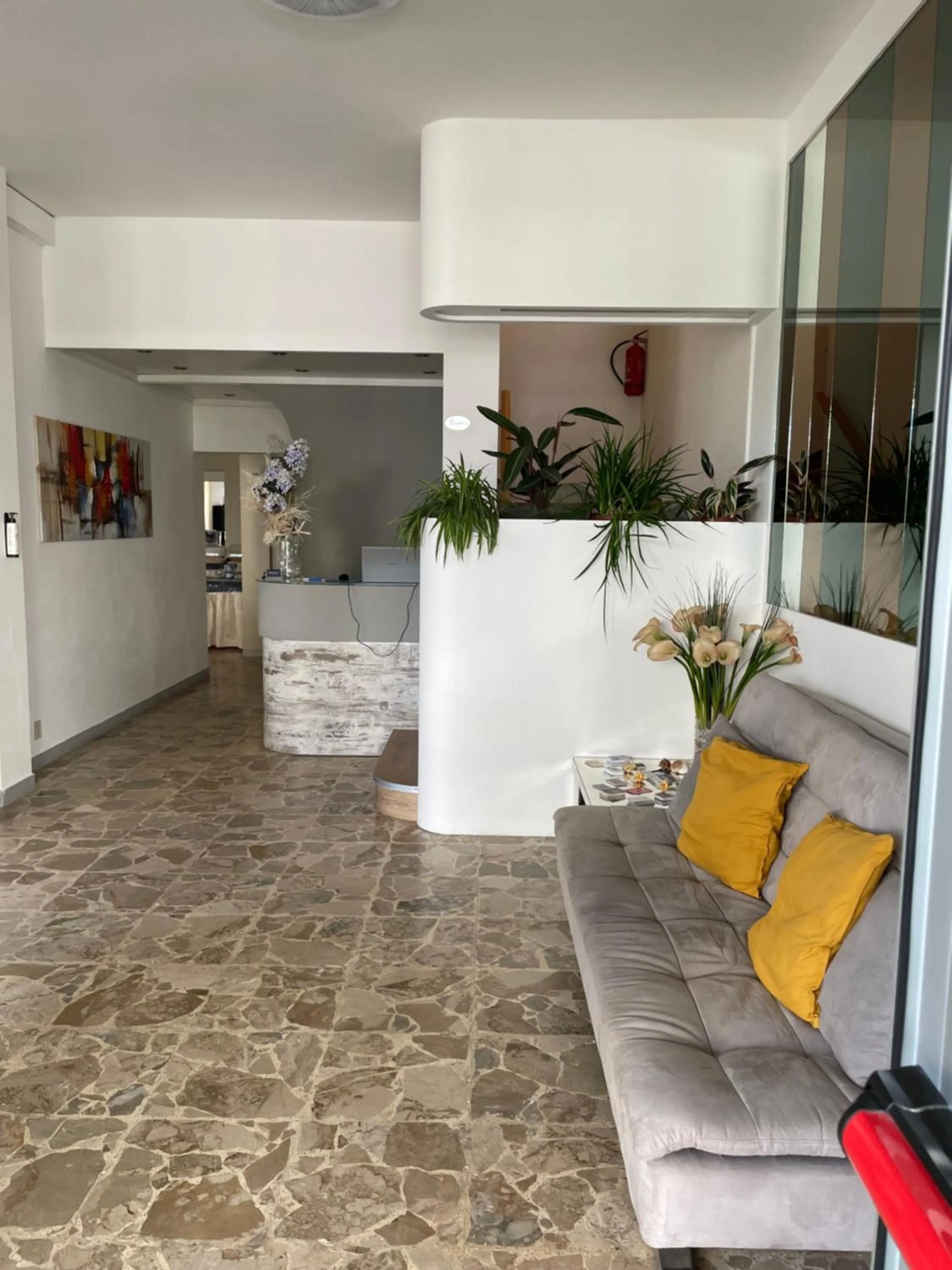 Lobby or reception in Hotel Barbiani