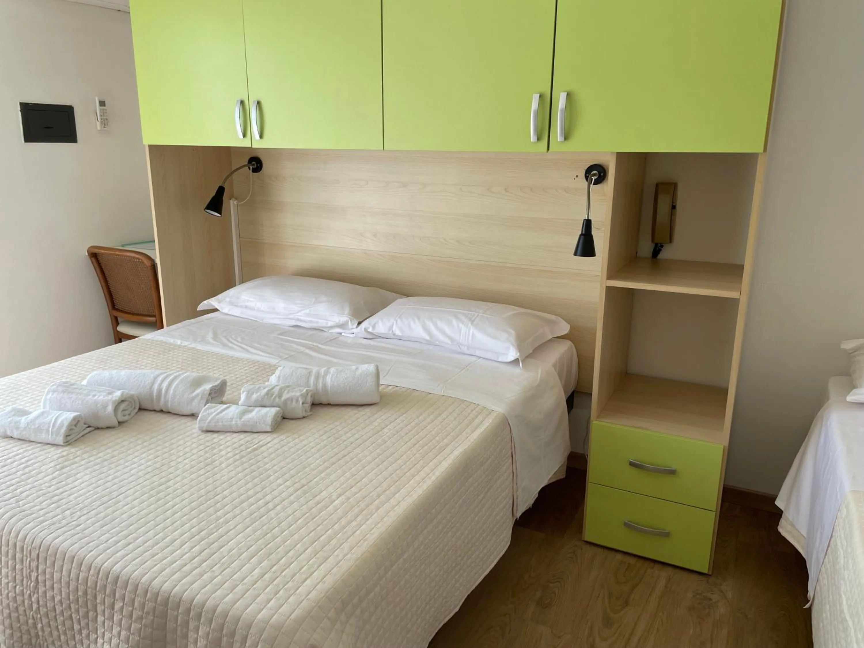 Bed in Hotel Barbiani