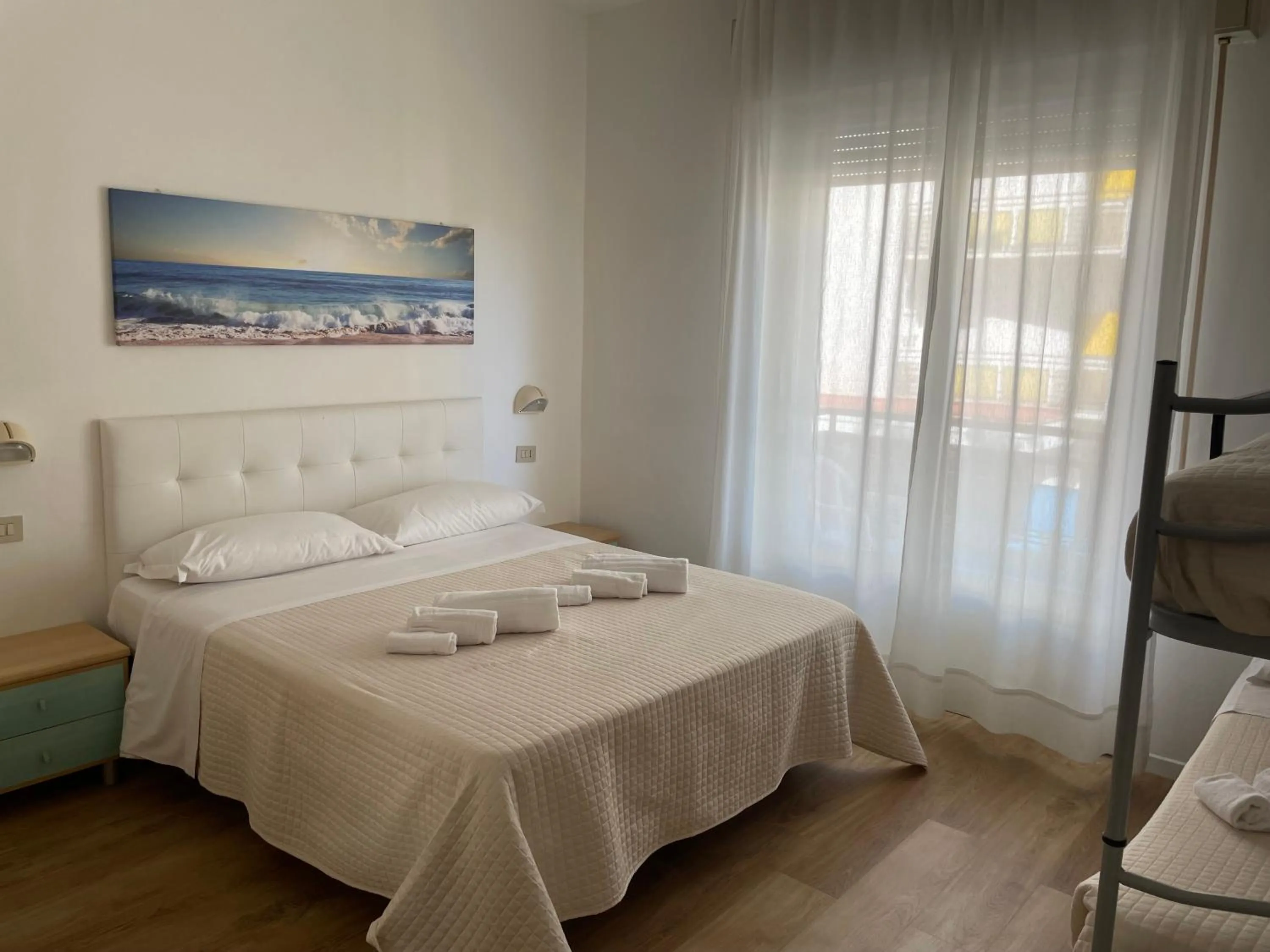 Bed in Hotel Barbiani