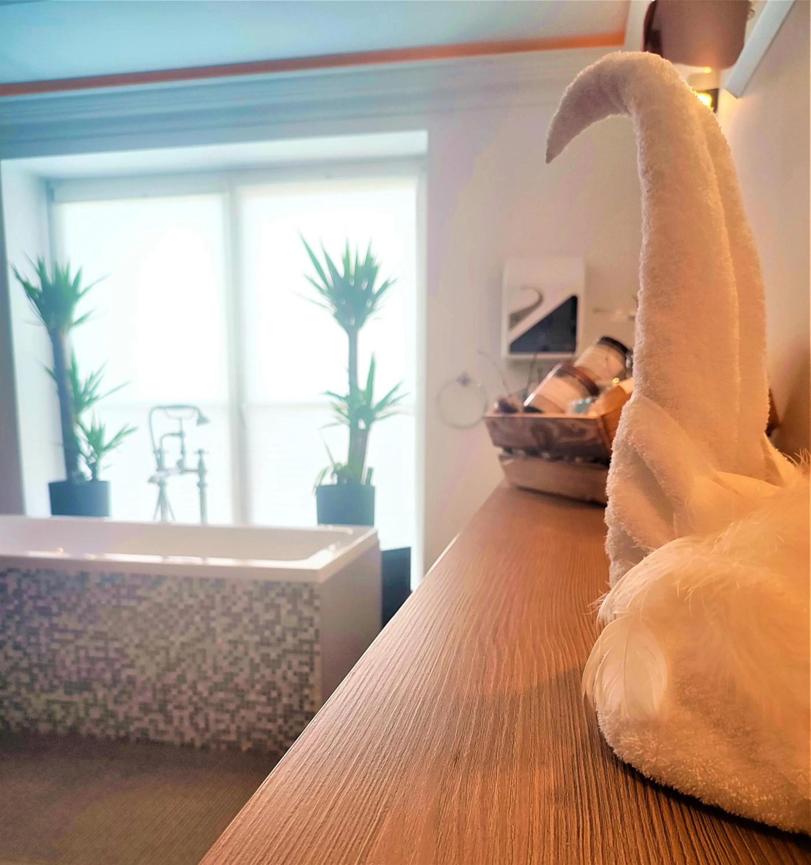 Bed in Strandhotel Dranske