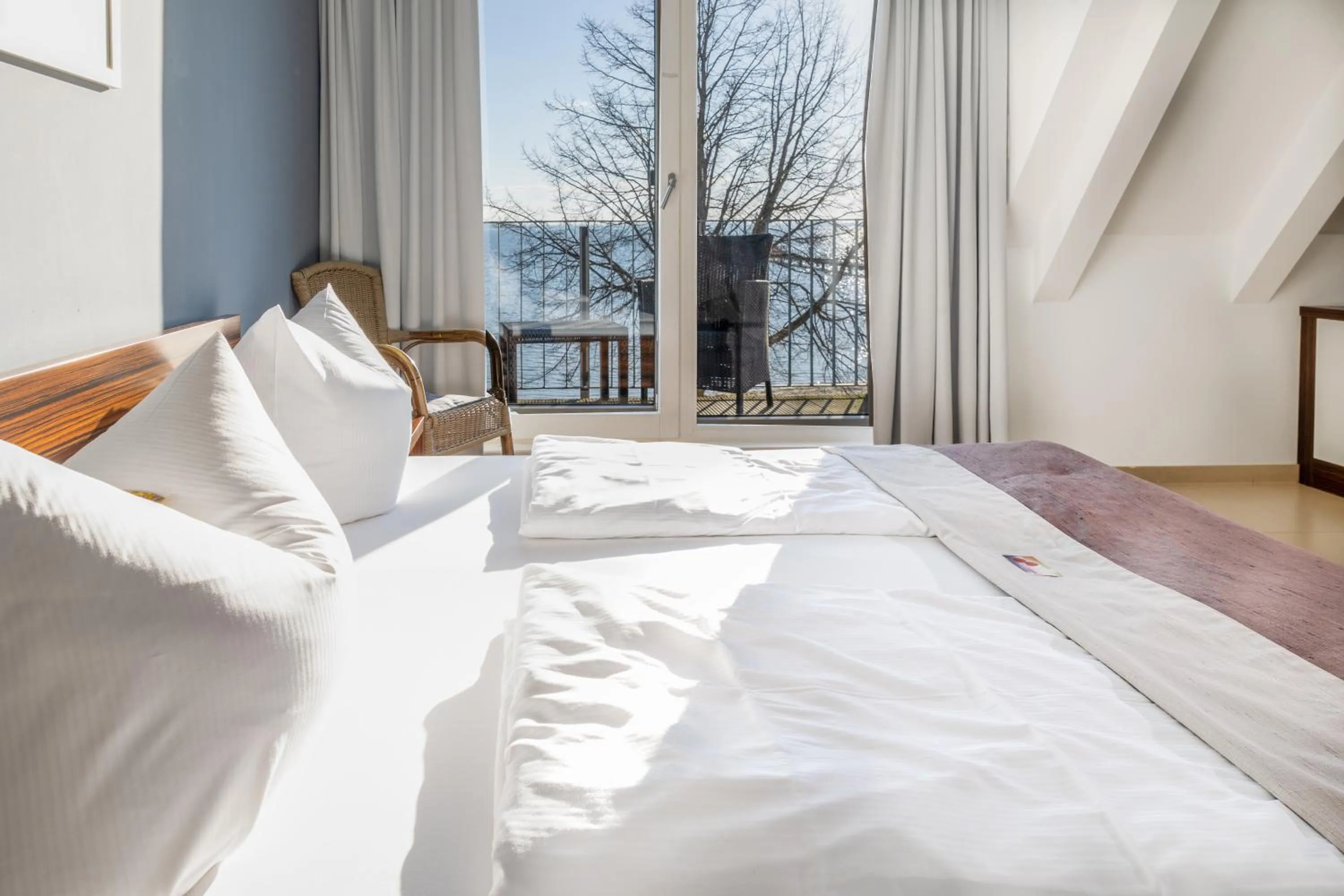 Bed in Strandhotel Dranske