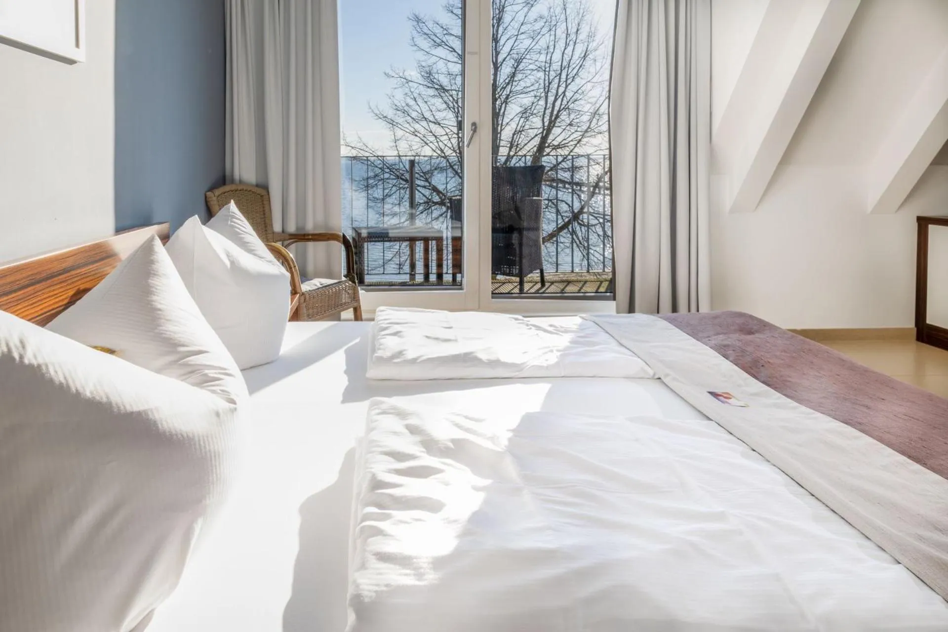 Bed in Strandhotel Dranske