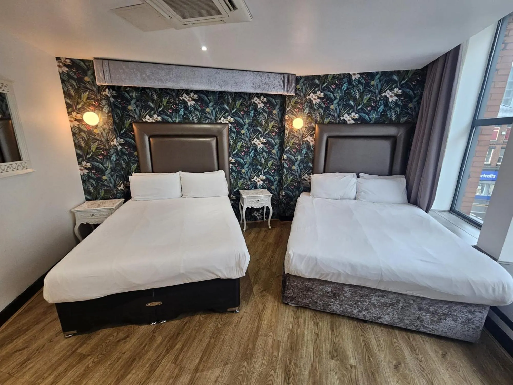 Bed in Print Works Hotel