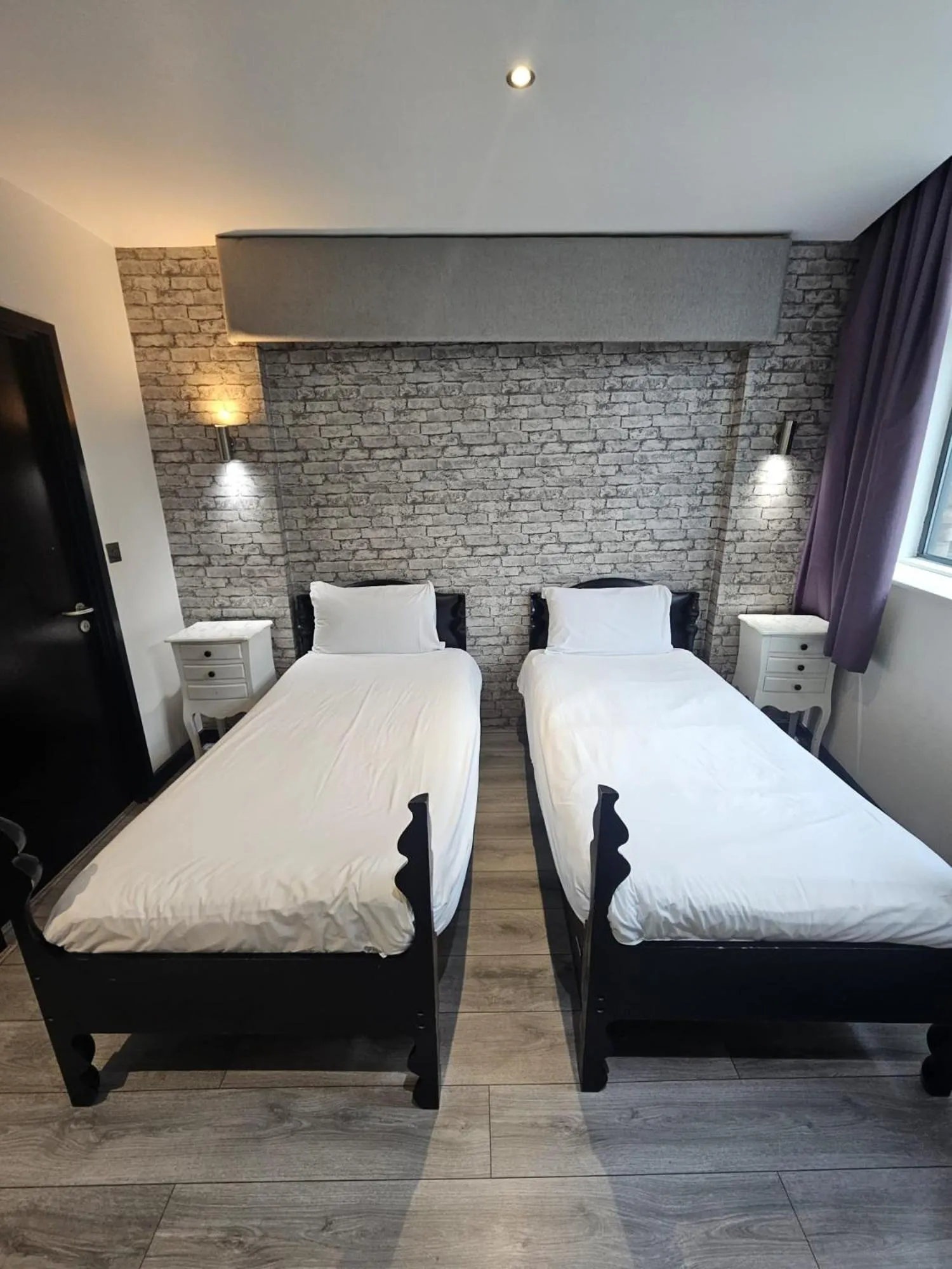 Bed in Print Works Hotel