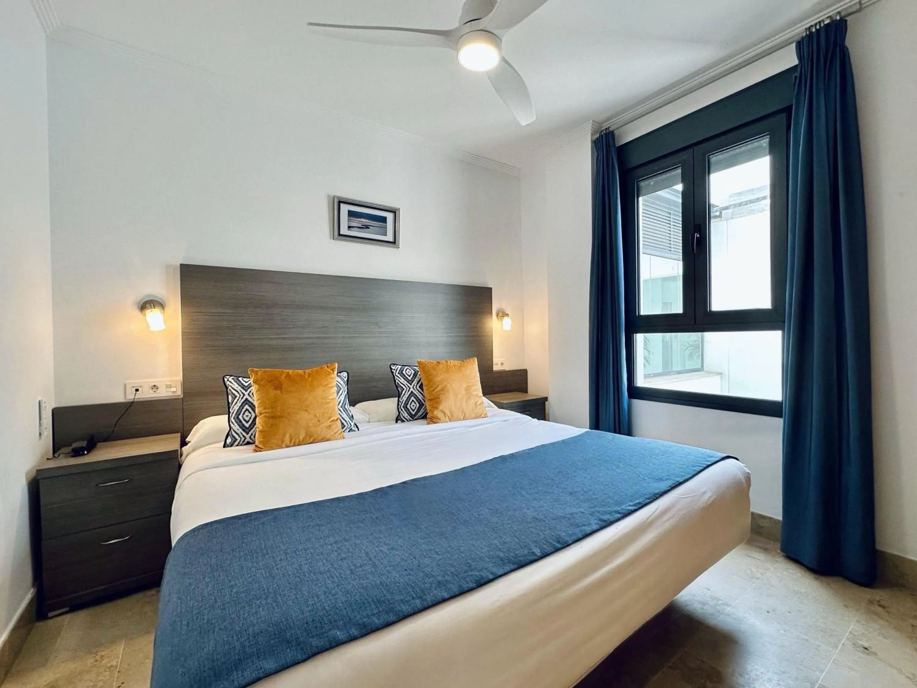 Bed in Hotel Apartamentos Marina Luz