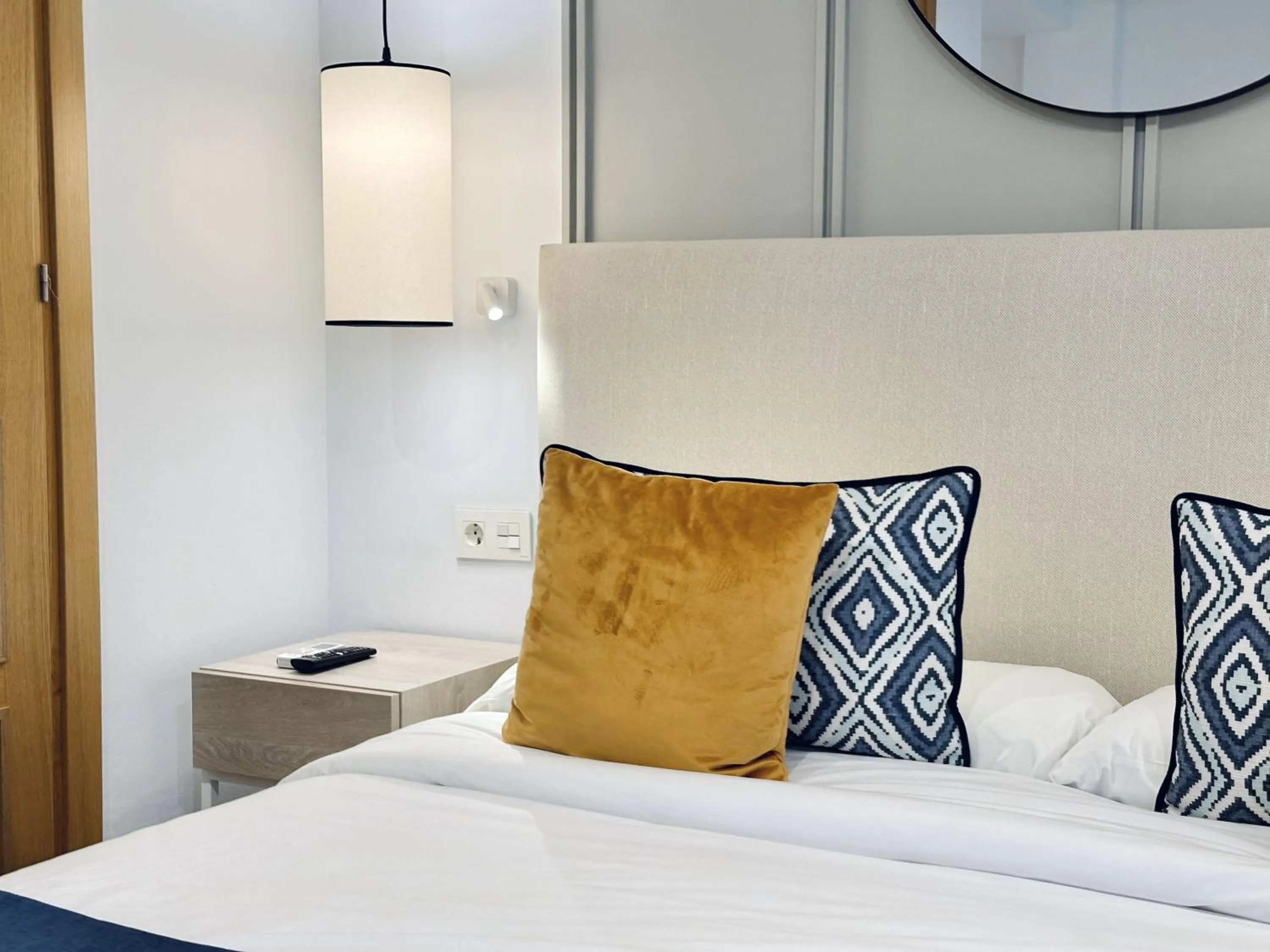 Bed in Hotel Apartamentos Marina Luz