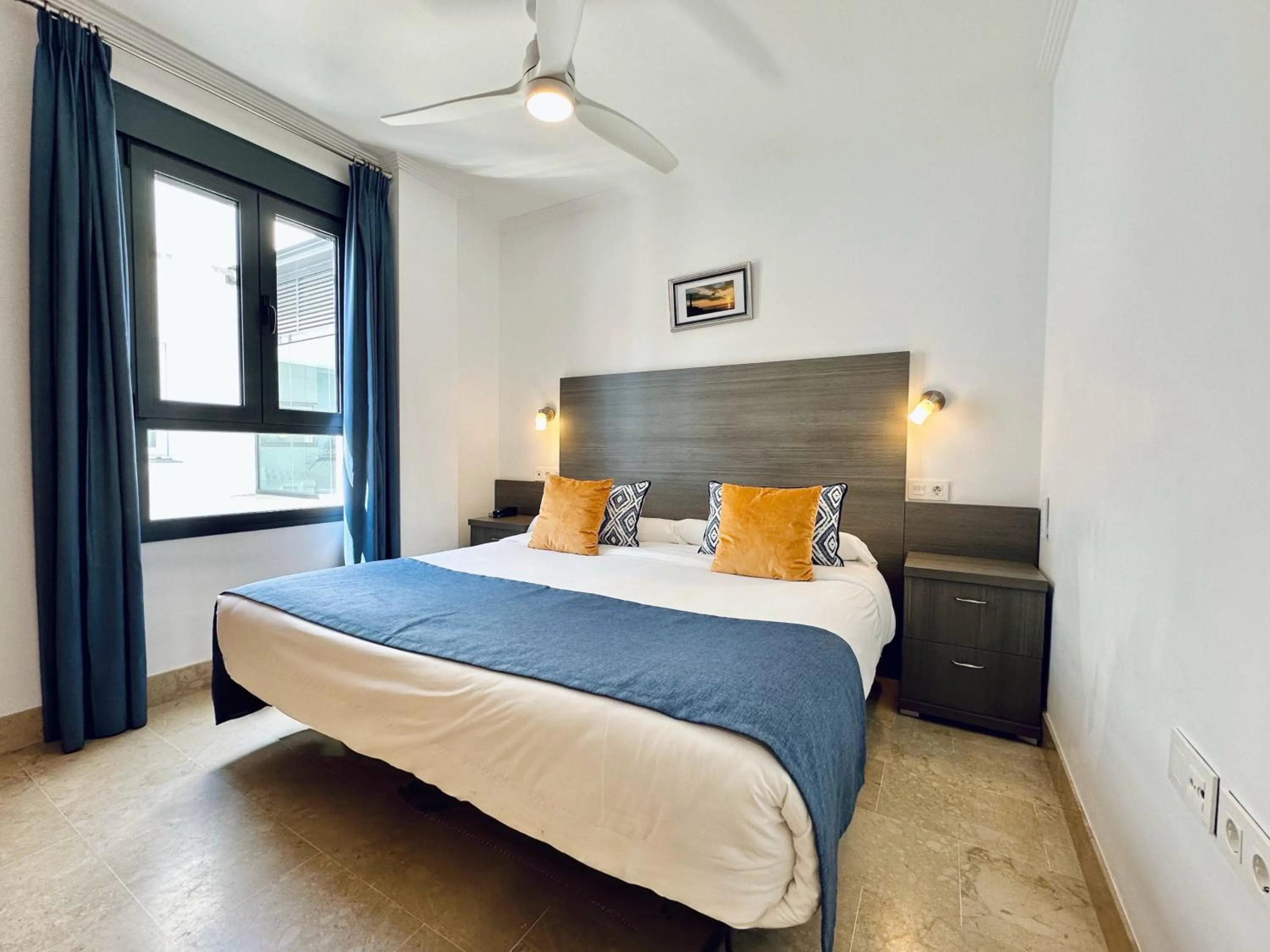 Bed in Hotel Apartamentos Marina Luz