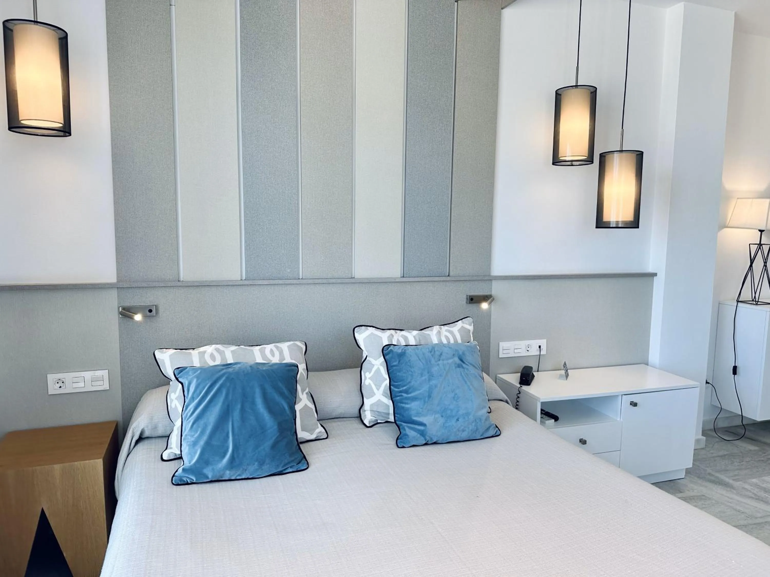 Bed in Hotel Apartamentos Marina Luz