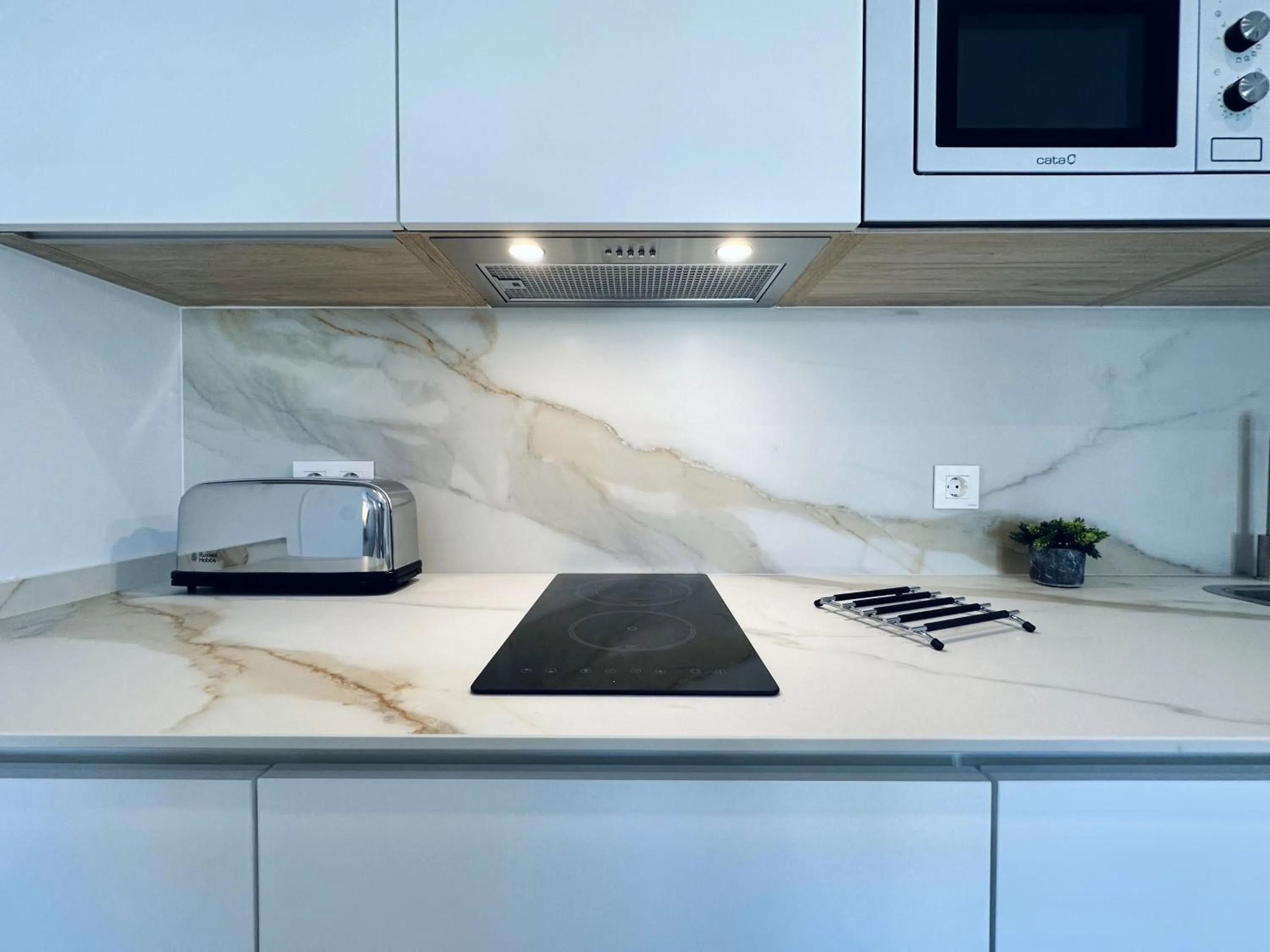 kitchen in Hotel Apartamentos Marina Luz