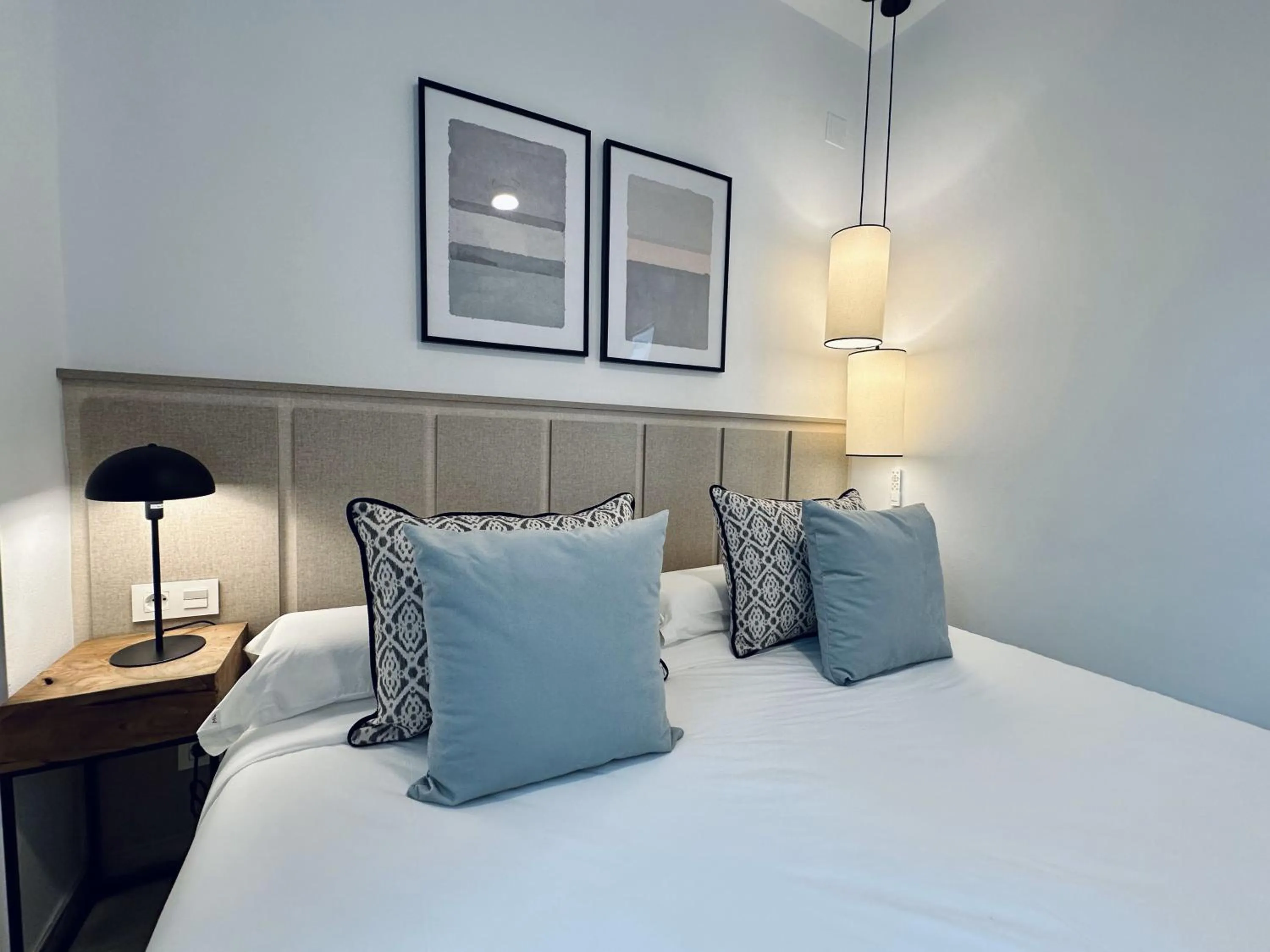 Bed in Hotel Apartamentos Marina Luz