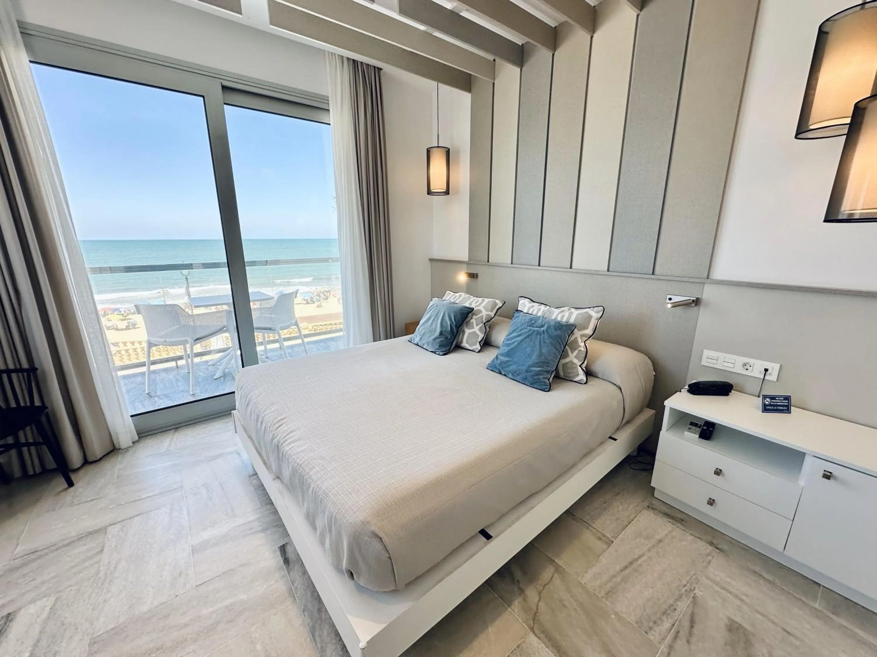 Bed in Hotel Apartamentos Marina Luz