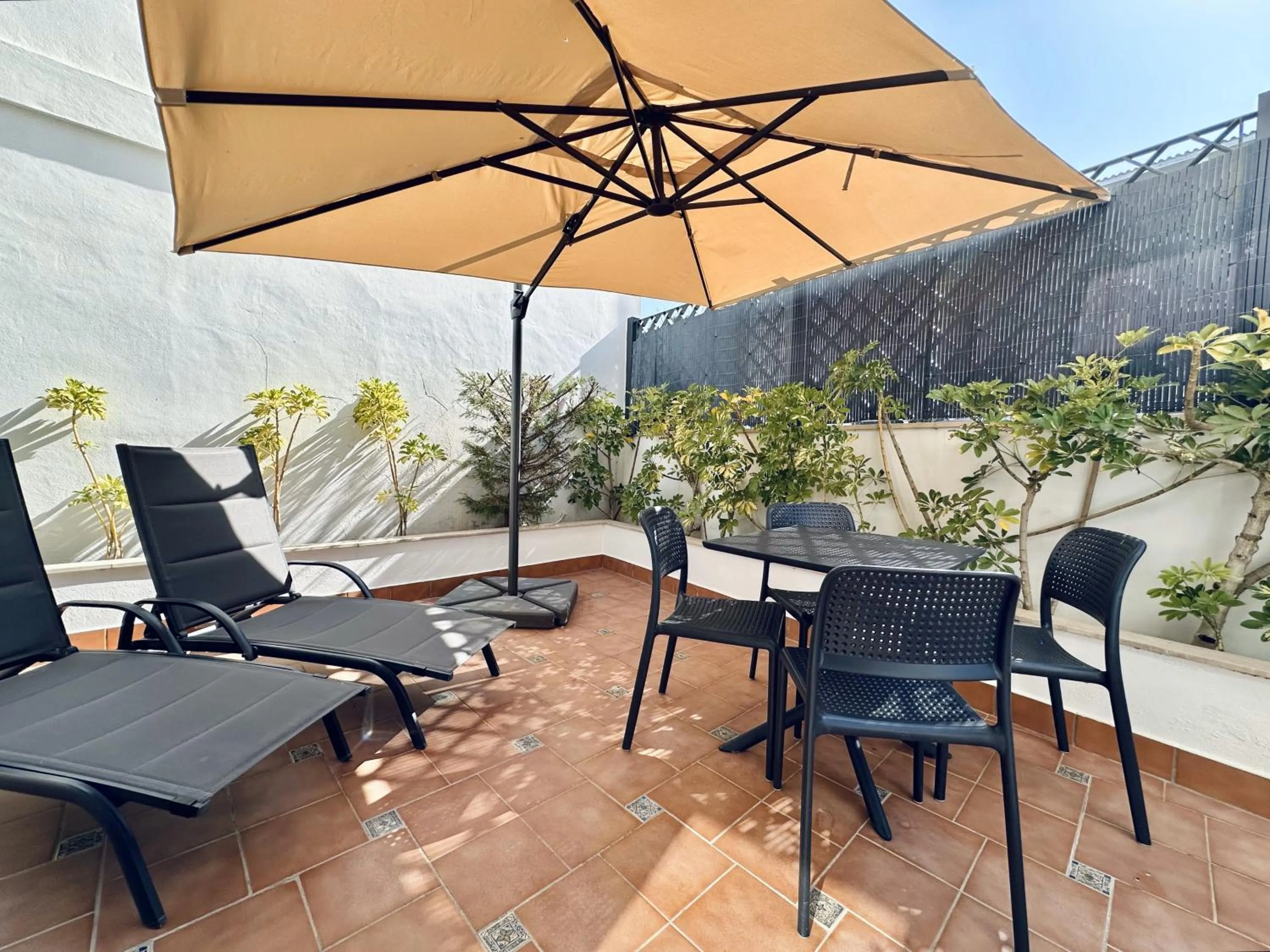 Patio in Hotel Apartamentos Marina Luz