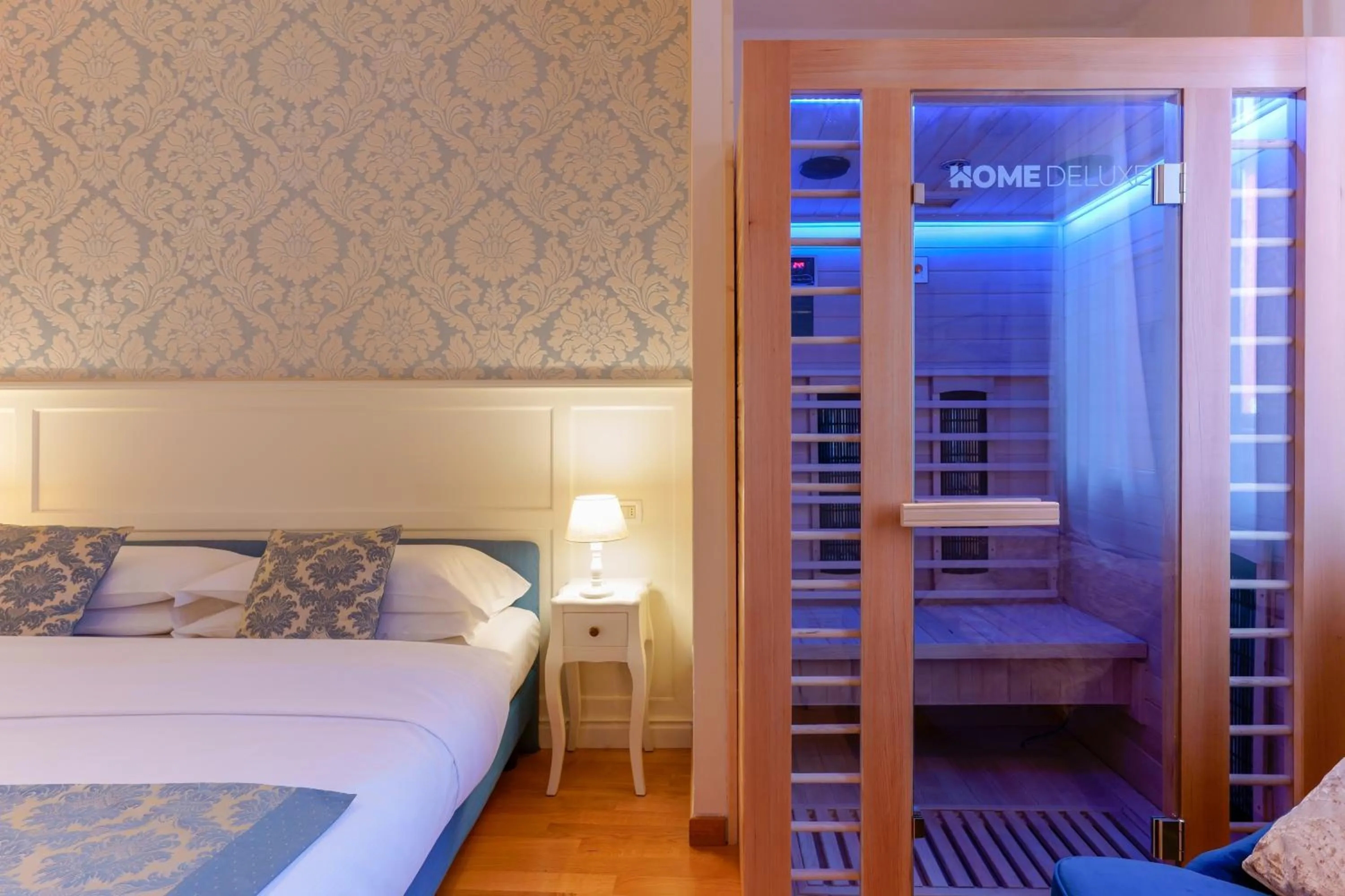 Sauna, Bed in Casa Miramonte