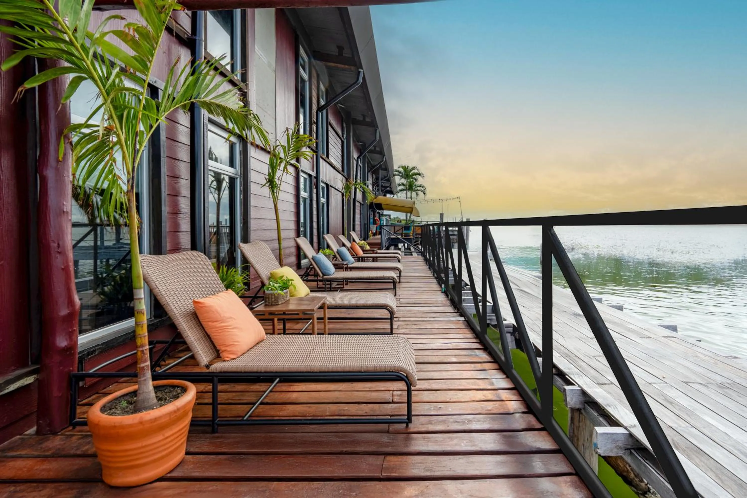 Patio in Mayan Monkey Cancun - Social Hotel