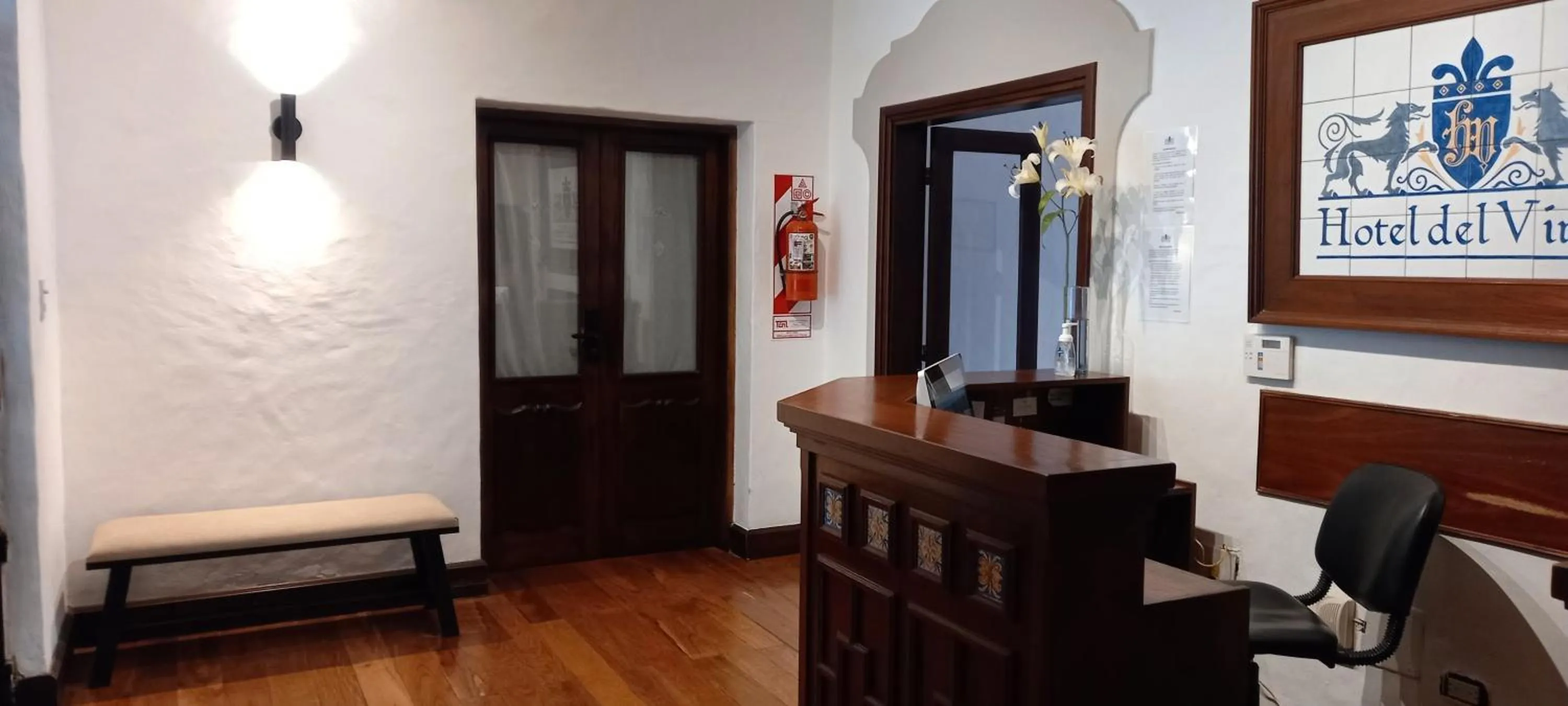 Lobby or reception in Hotel Del Virrey