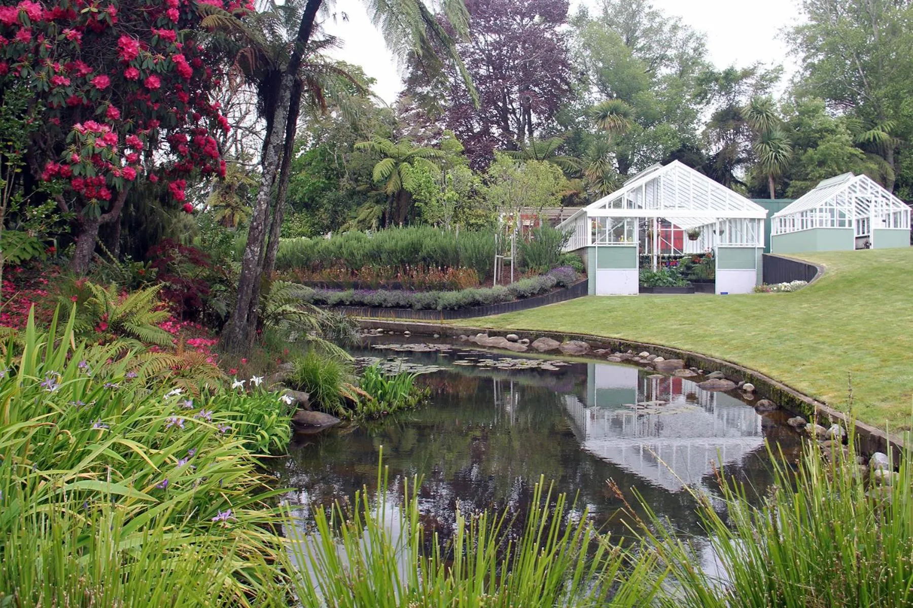 Garden view in Brecon Pond Bed & Breakfast