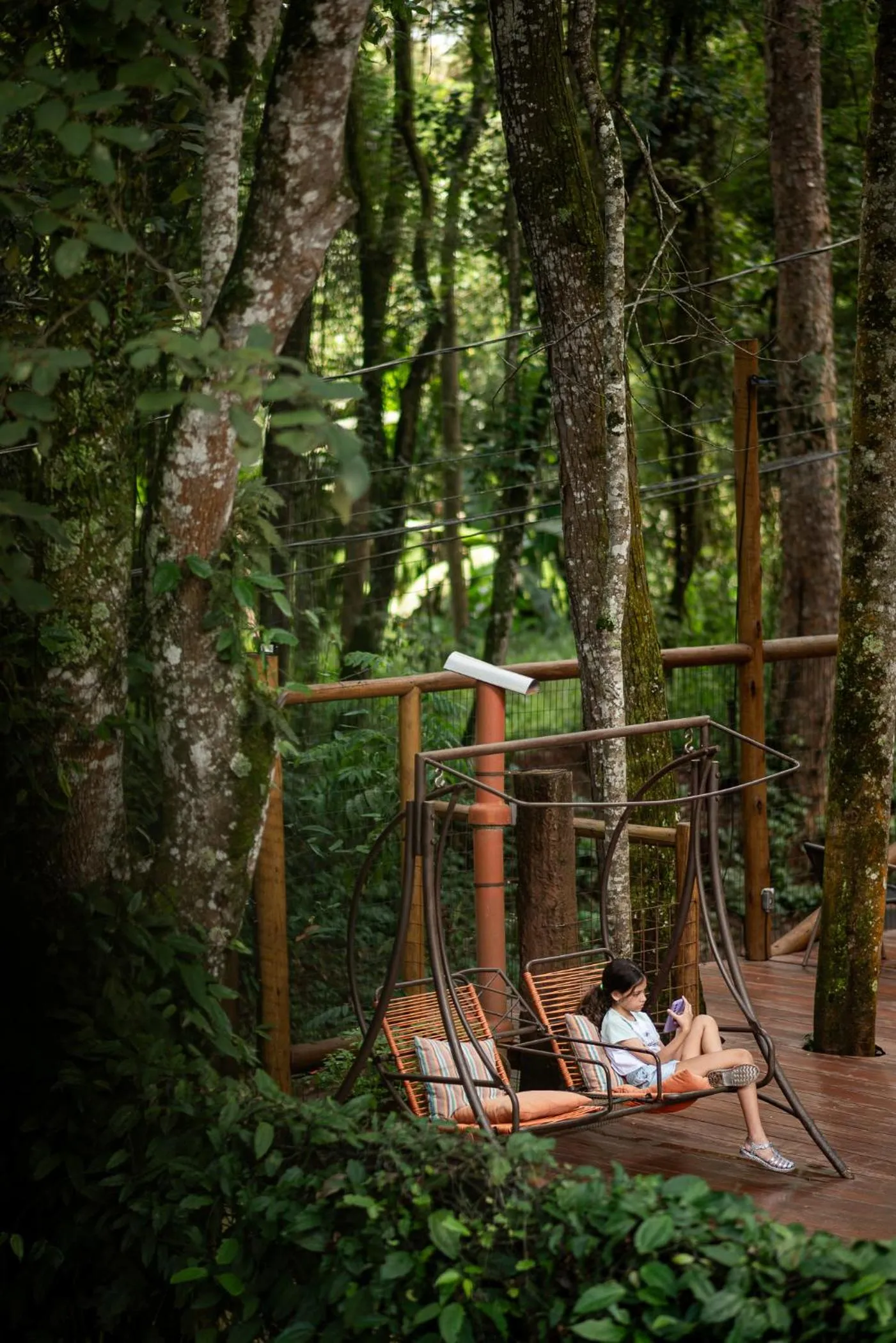 Seating area in Villa Rica Pousada
