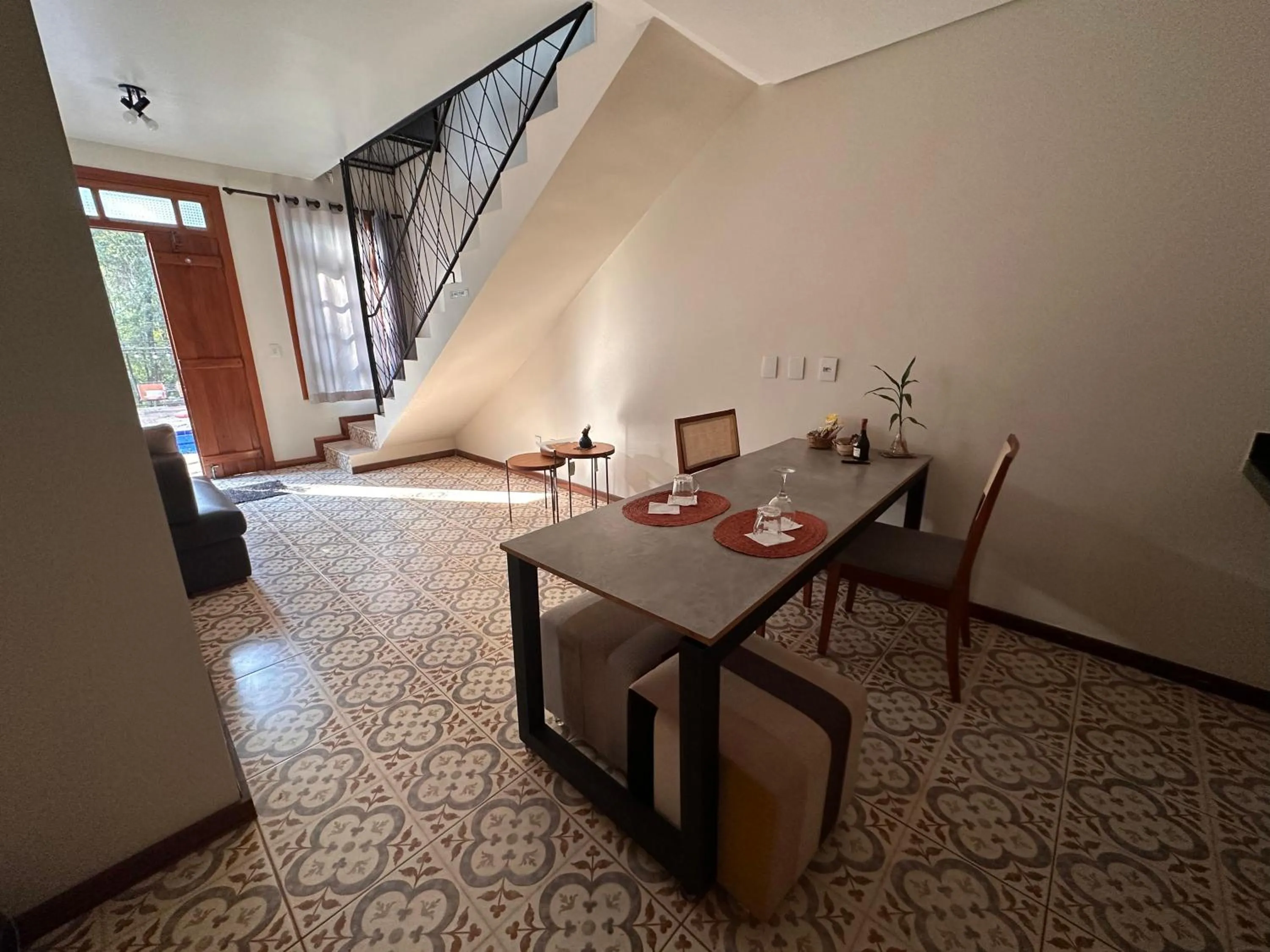 Communal kitchen in Villa Rica Pousada