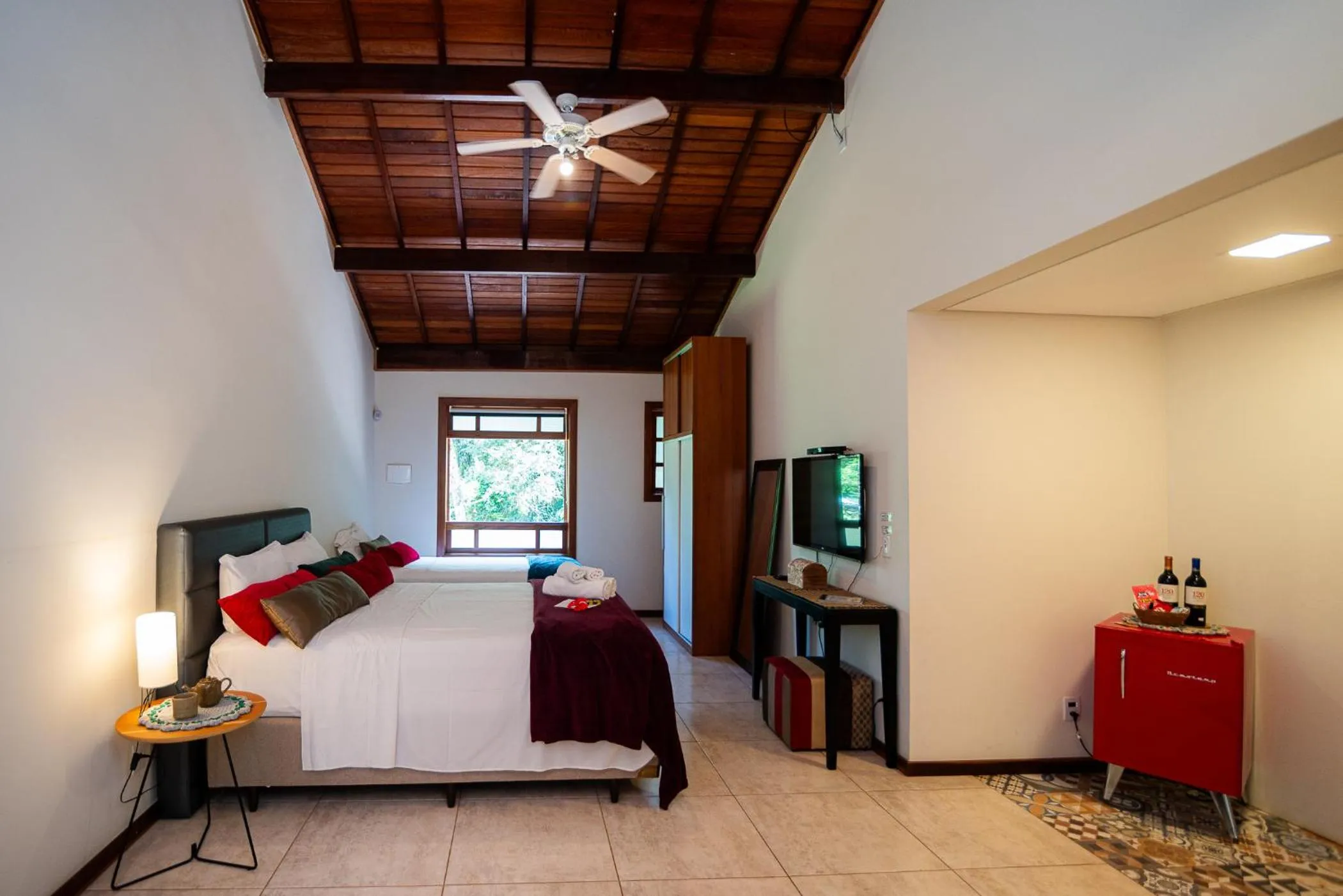 Bedroom, Bed in Villa Rica Pousada