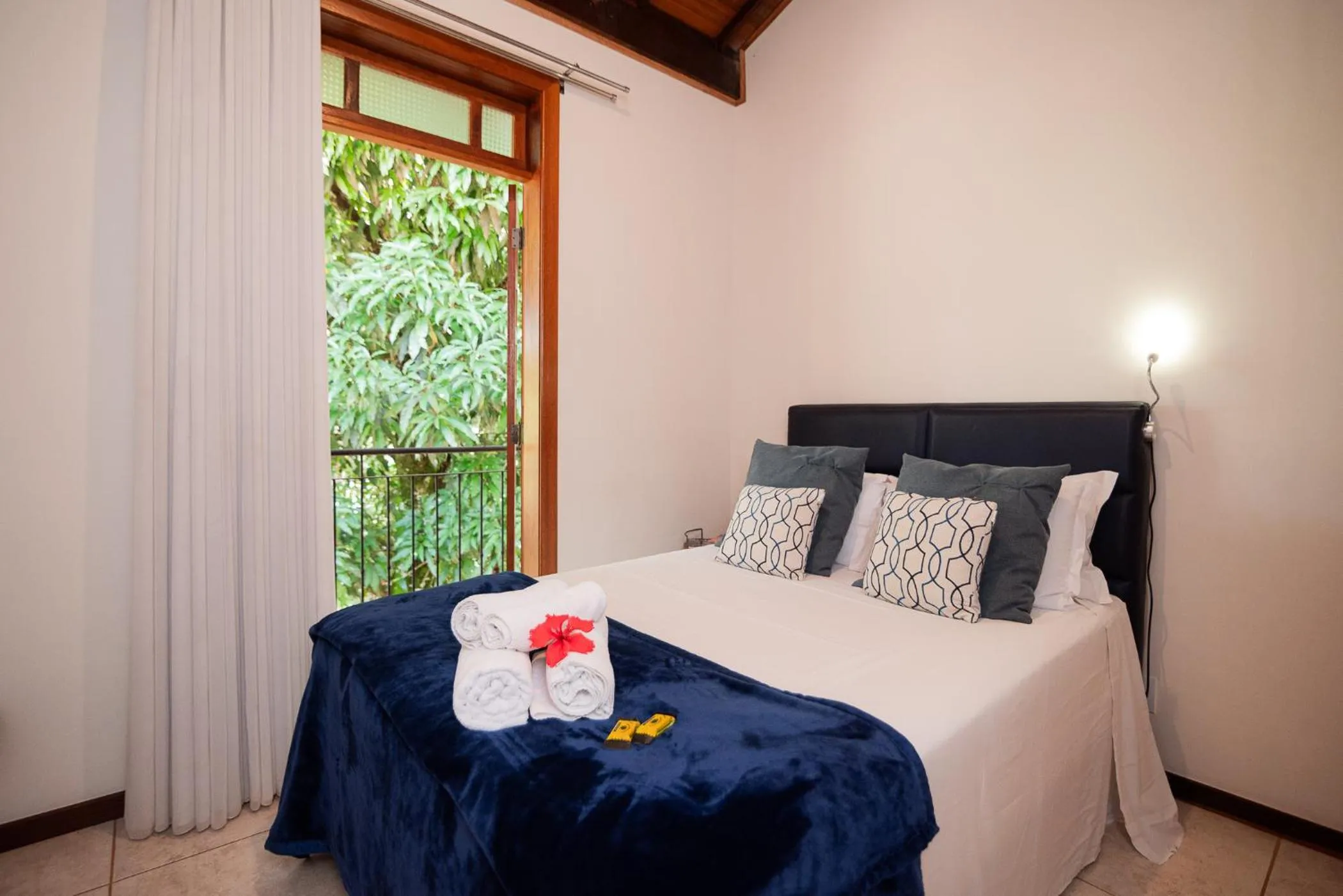 Bedroom, Bed in Villa Rica Pousada