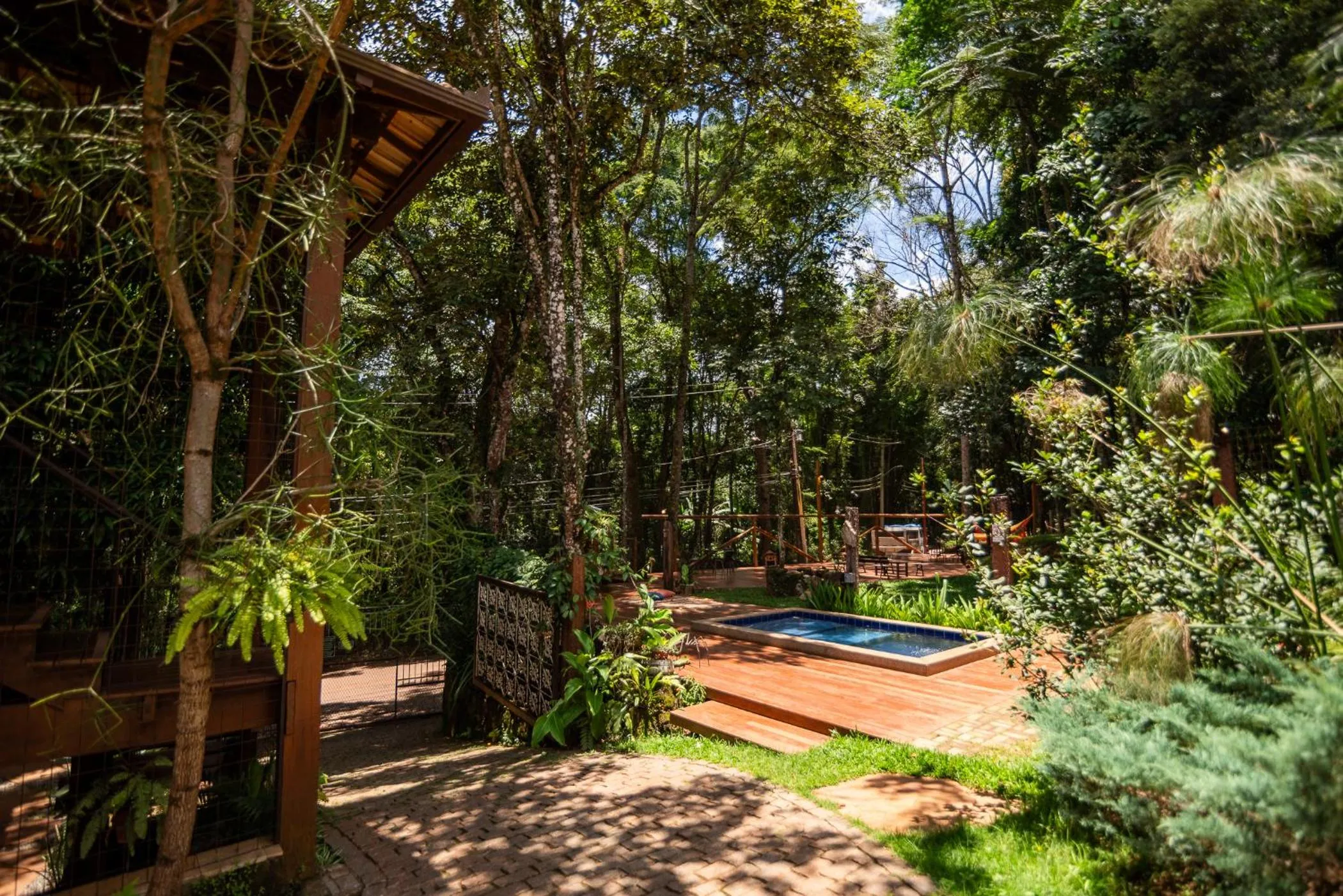 Seating area in Villa Rica Pousada