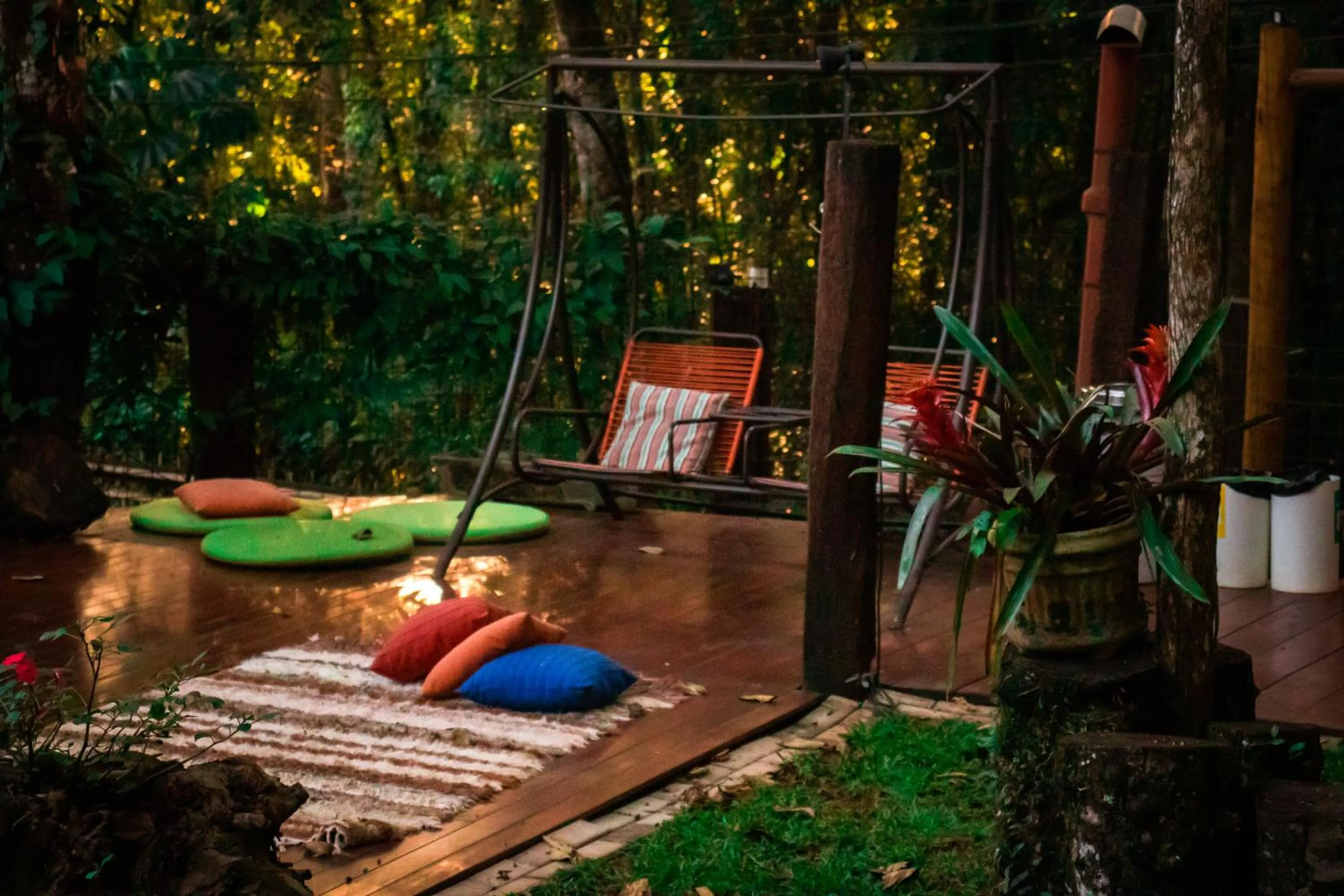 Seating area in Villa Rica Pousada