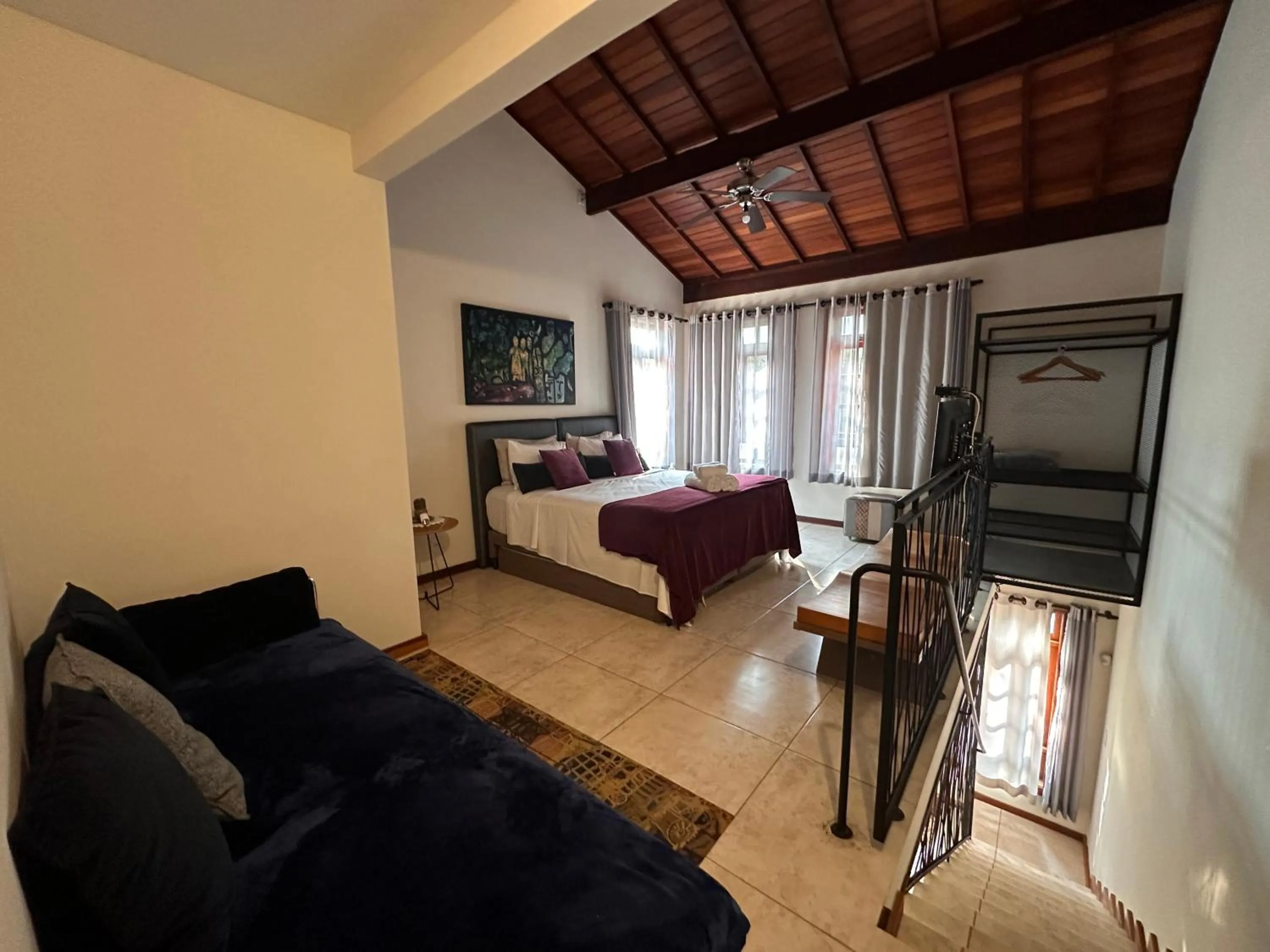 Bedroom, Bed in Villa Rica Pousada