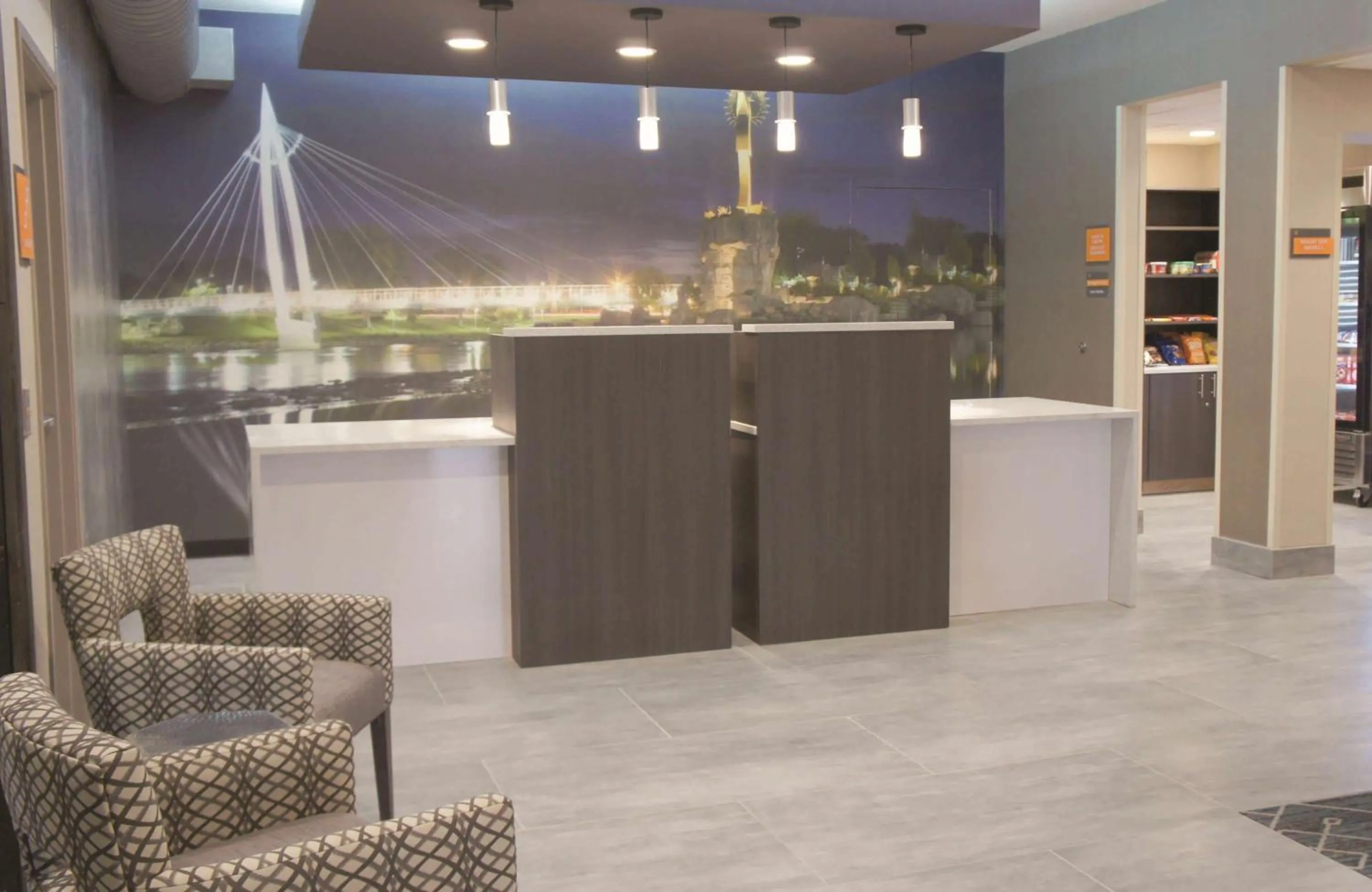 Lobby or reception in La Quinta by Wyndham Wichita Airport