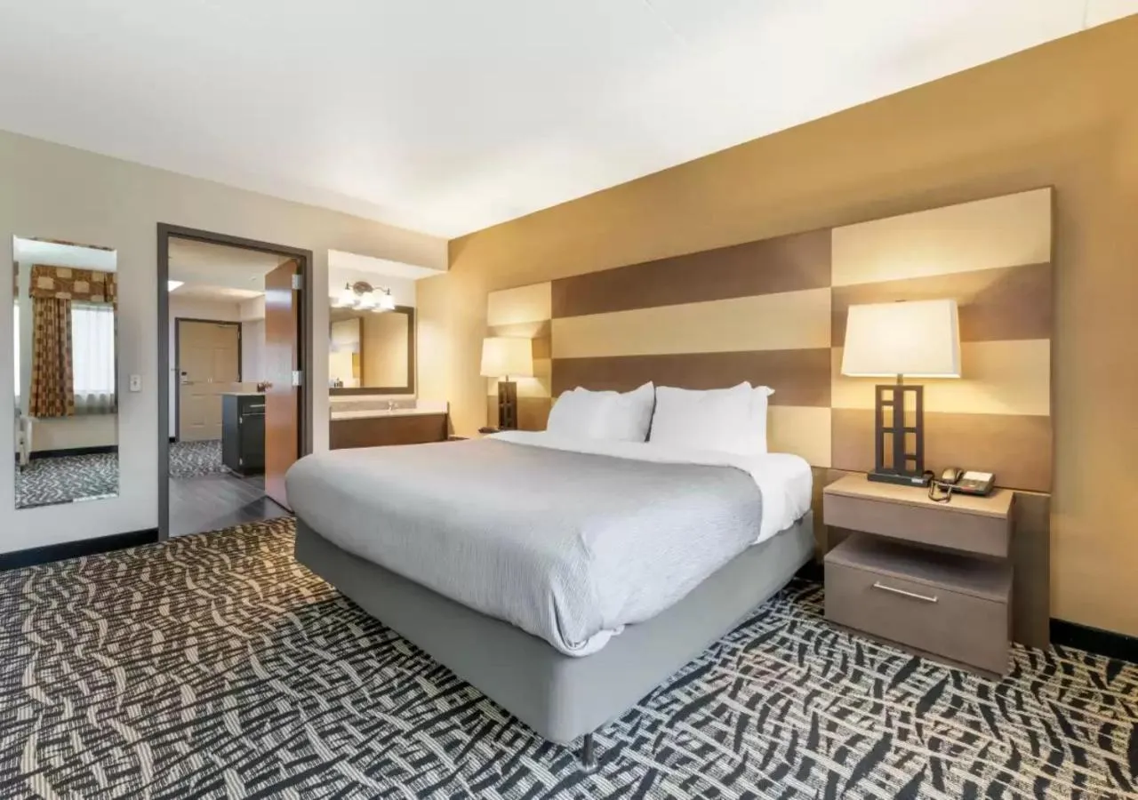 Bed in Quality Inn & Suites Mayo Clinic Area