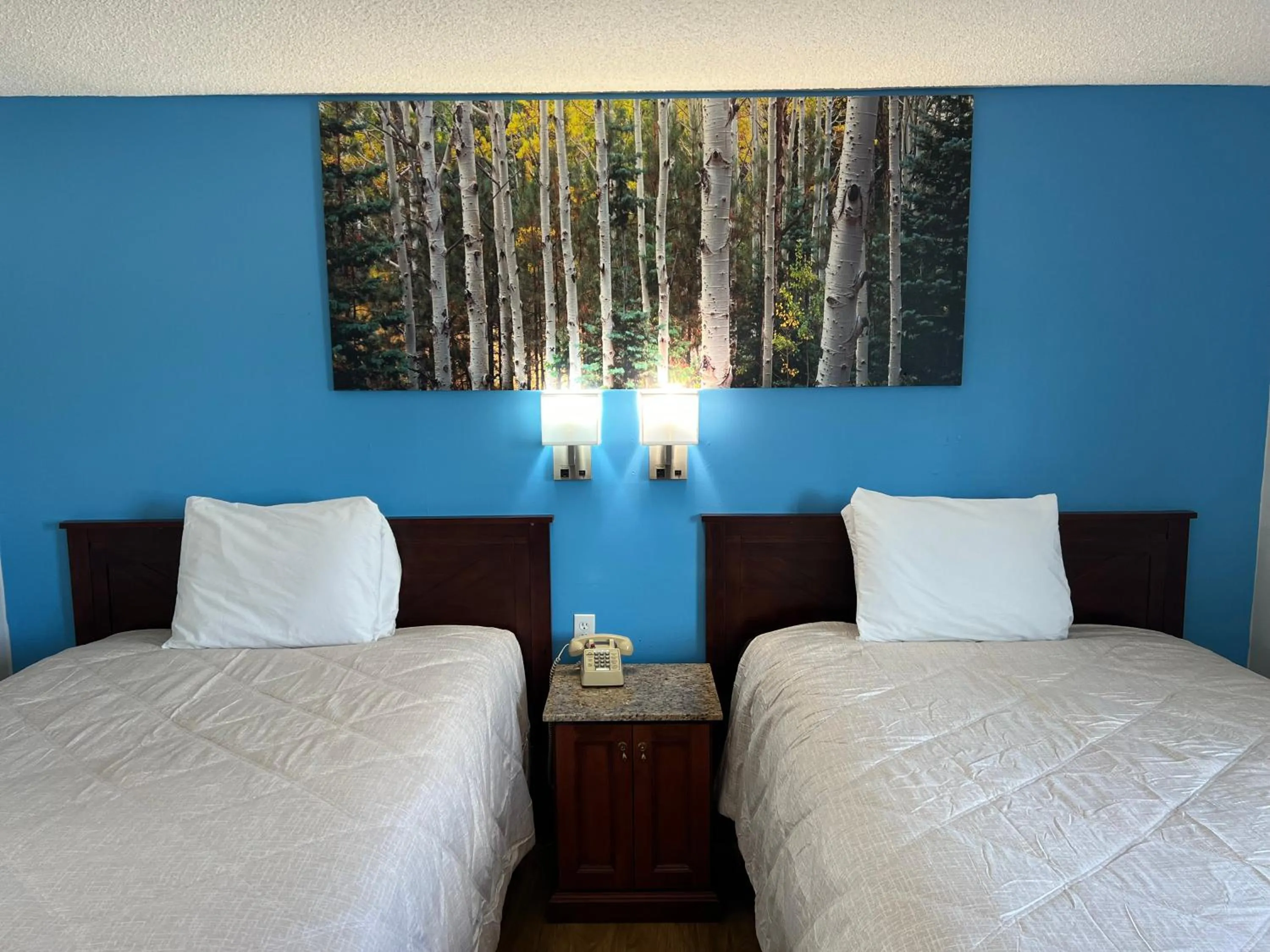 Bed in Extended Stay Warrenton Inn