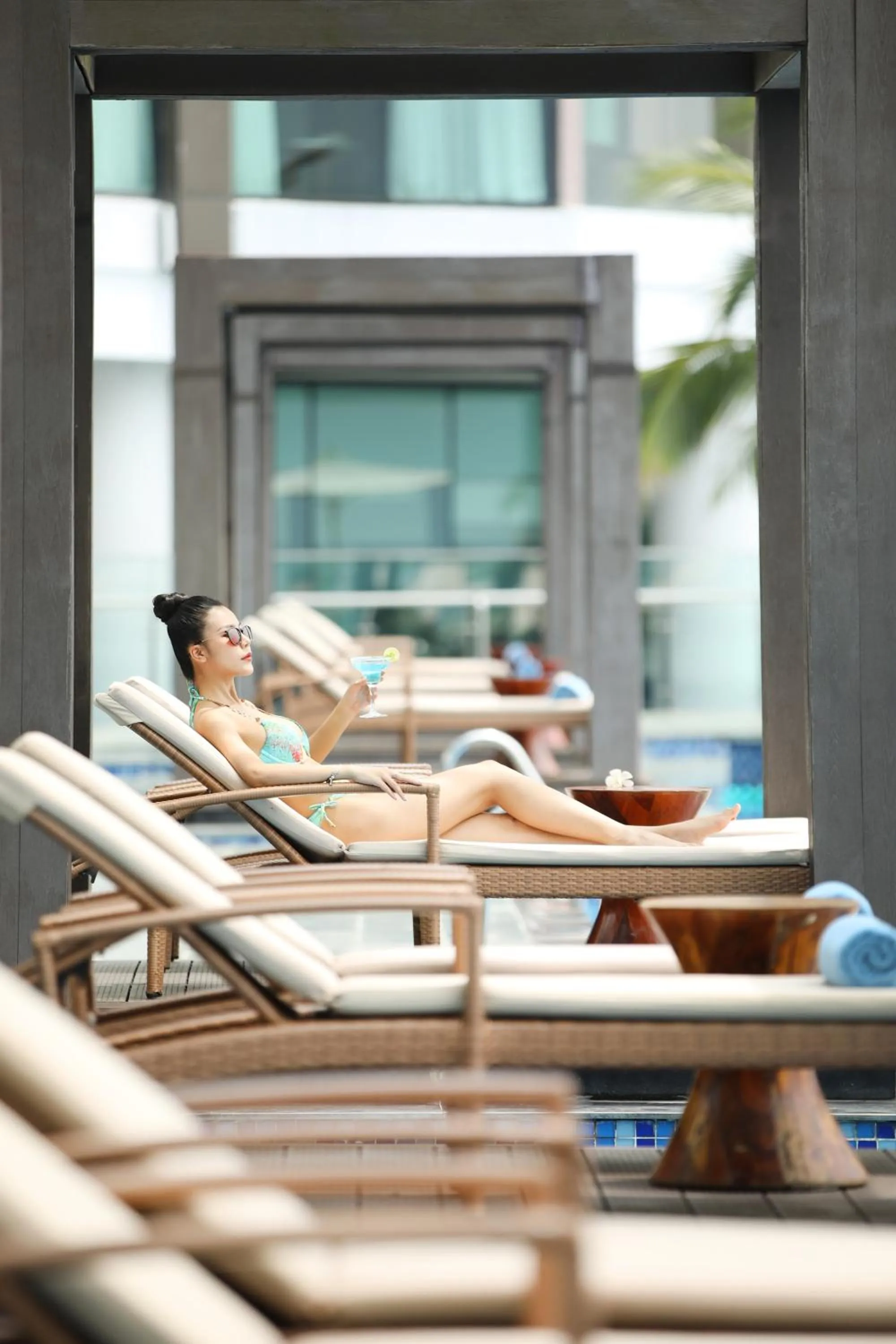 Swimming pool in FLC Grand Hotel Samson