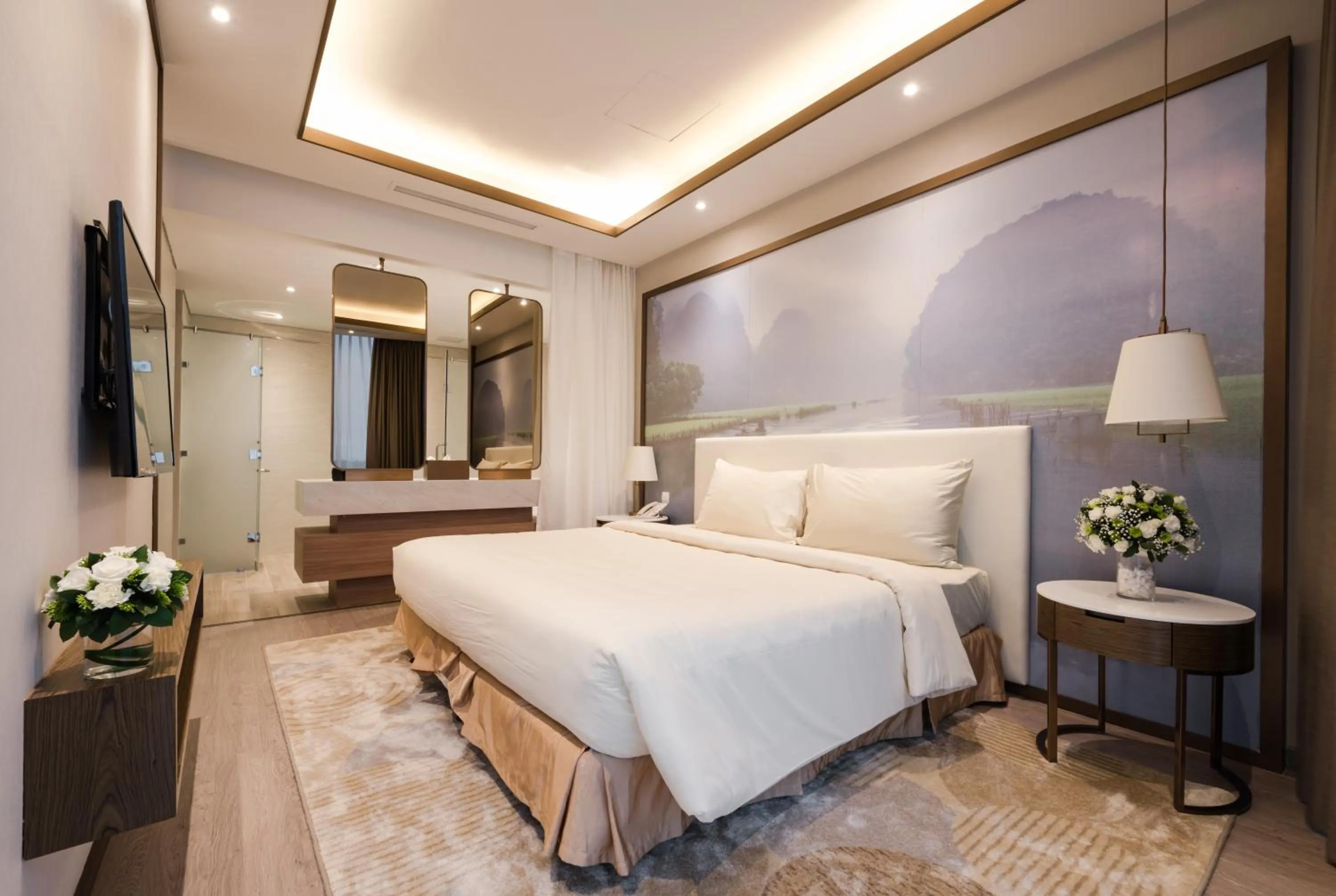 Bathroom, Bed in FLC Grand Hotel Samson