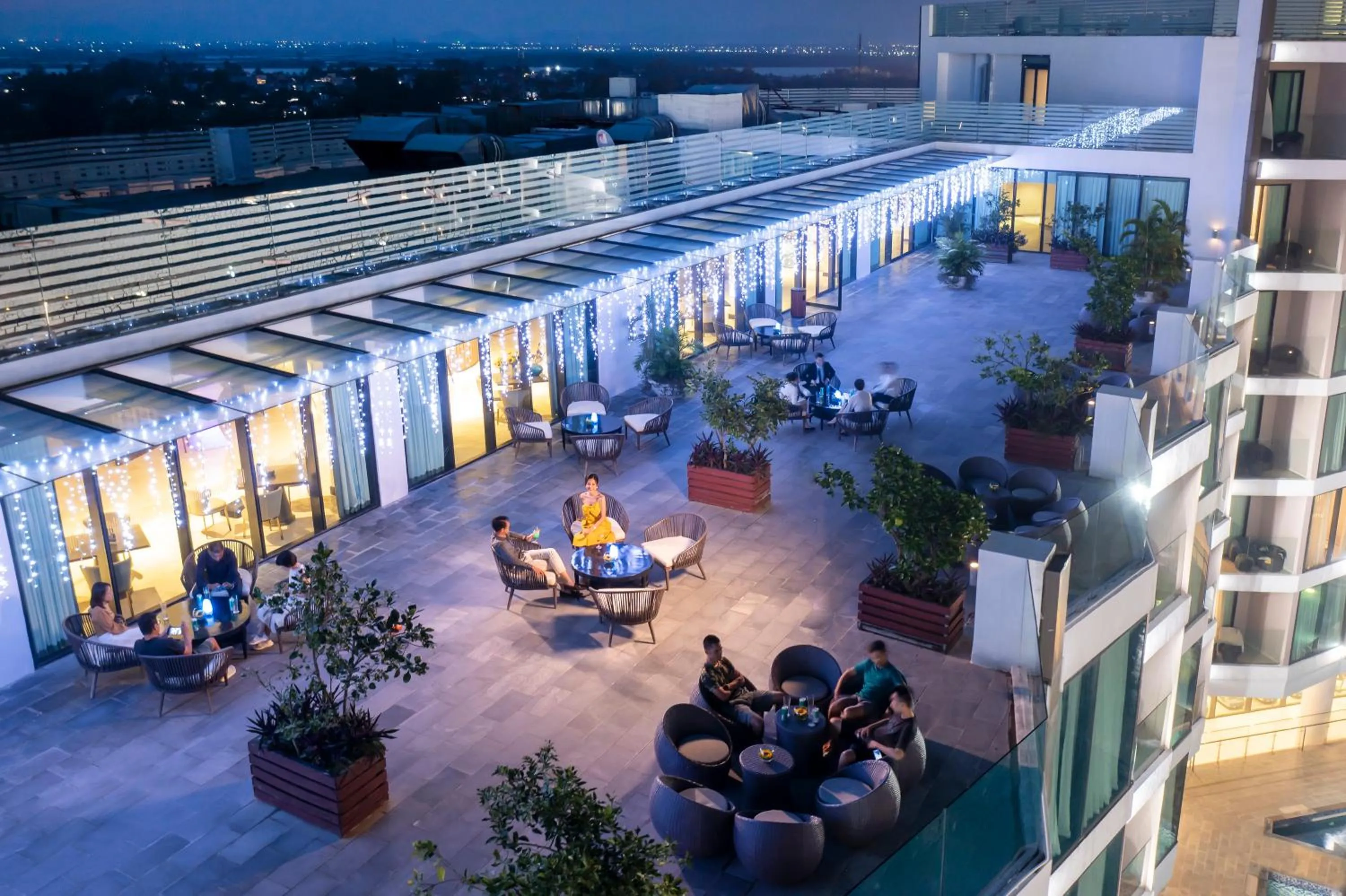 Lounge or bar in FLC Grand Hotel Samson