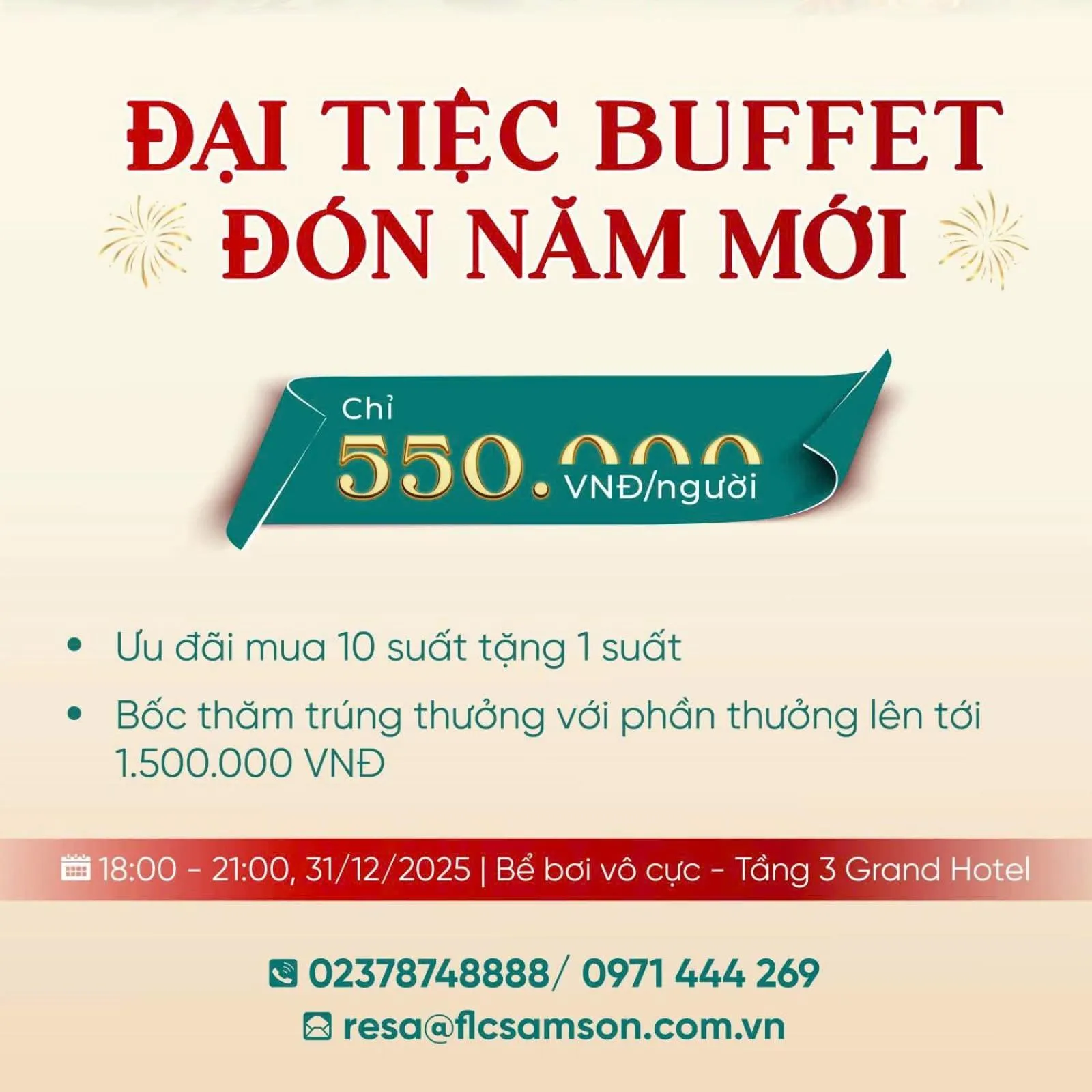 Dinner in FLC Grand Hotel Samson