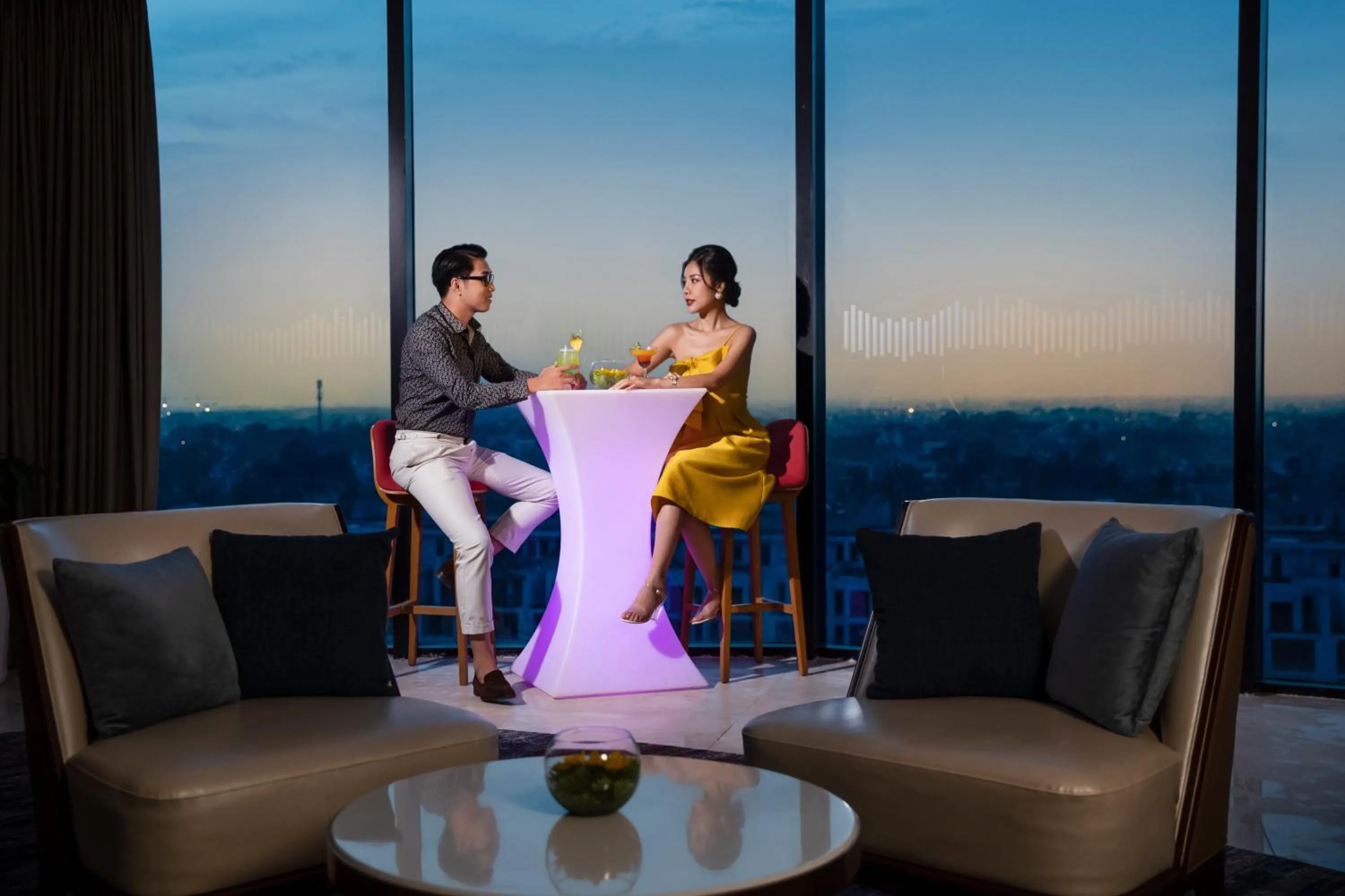 Lounge or bar in FLC Grand Hotel Samson