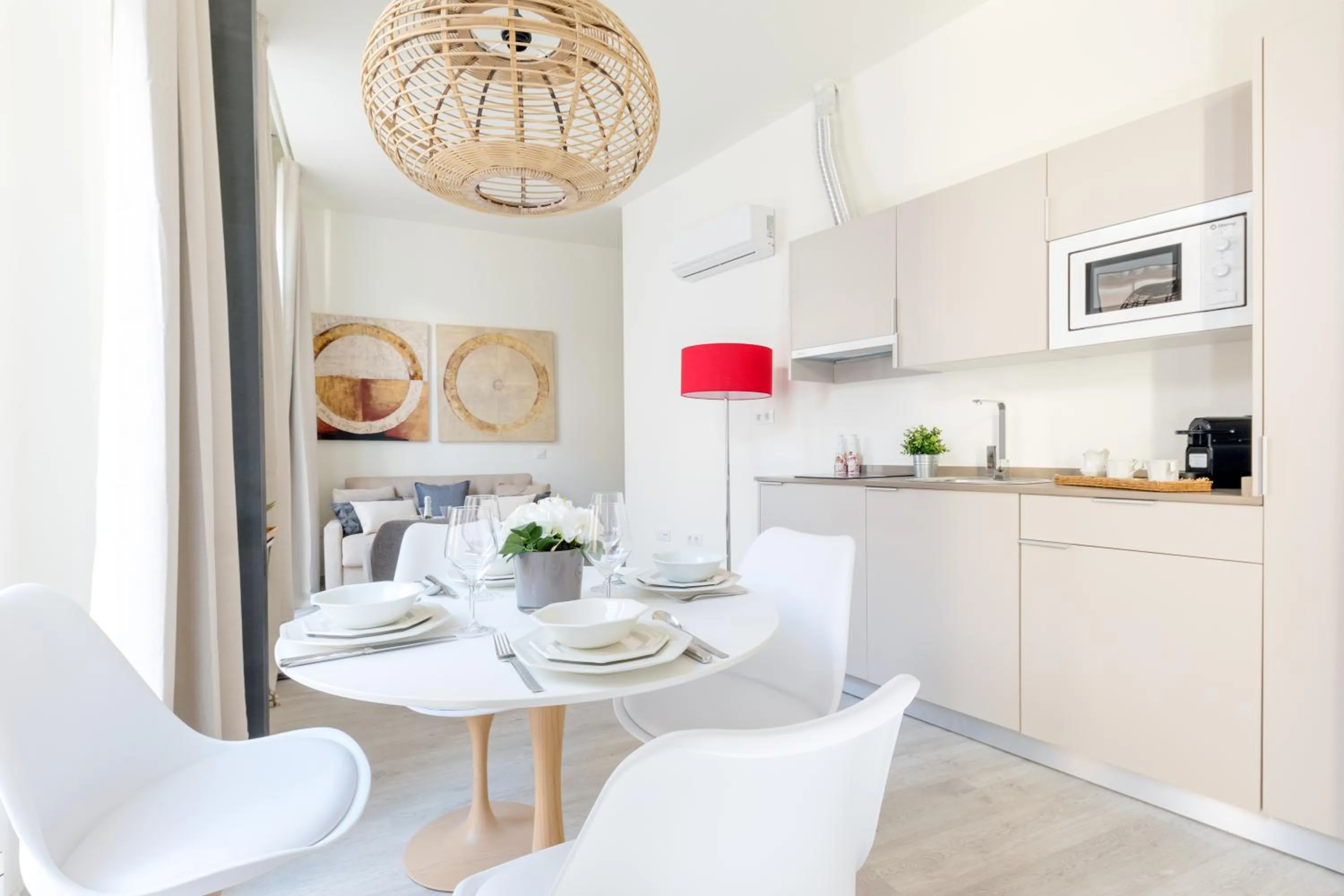 Kitchen or kitchenette in Apartamentos Soho Boutique Museo