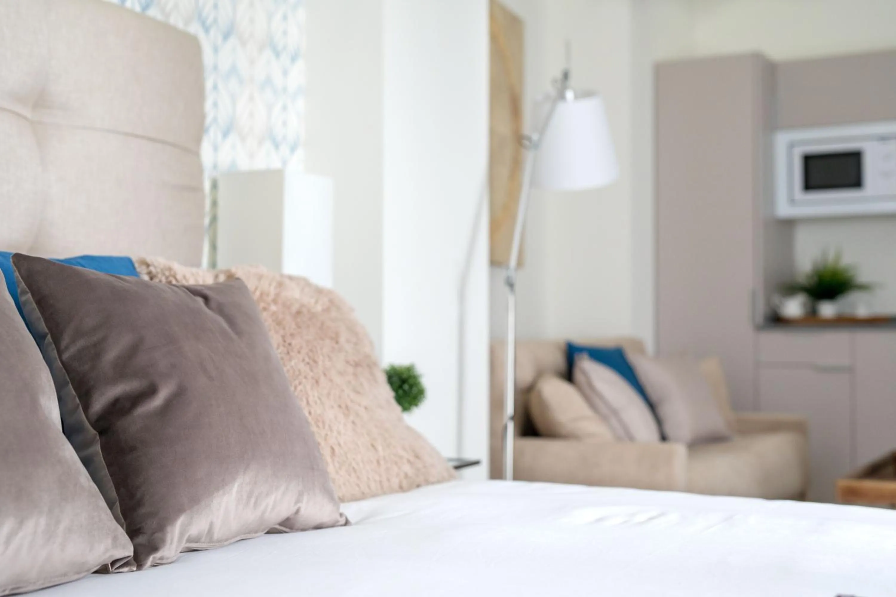 Living room, Bed in Apartamentos Soho Boutique Museo