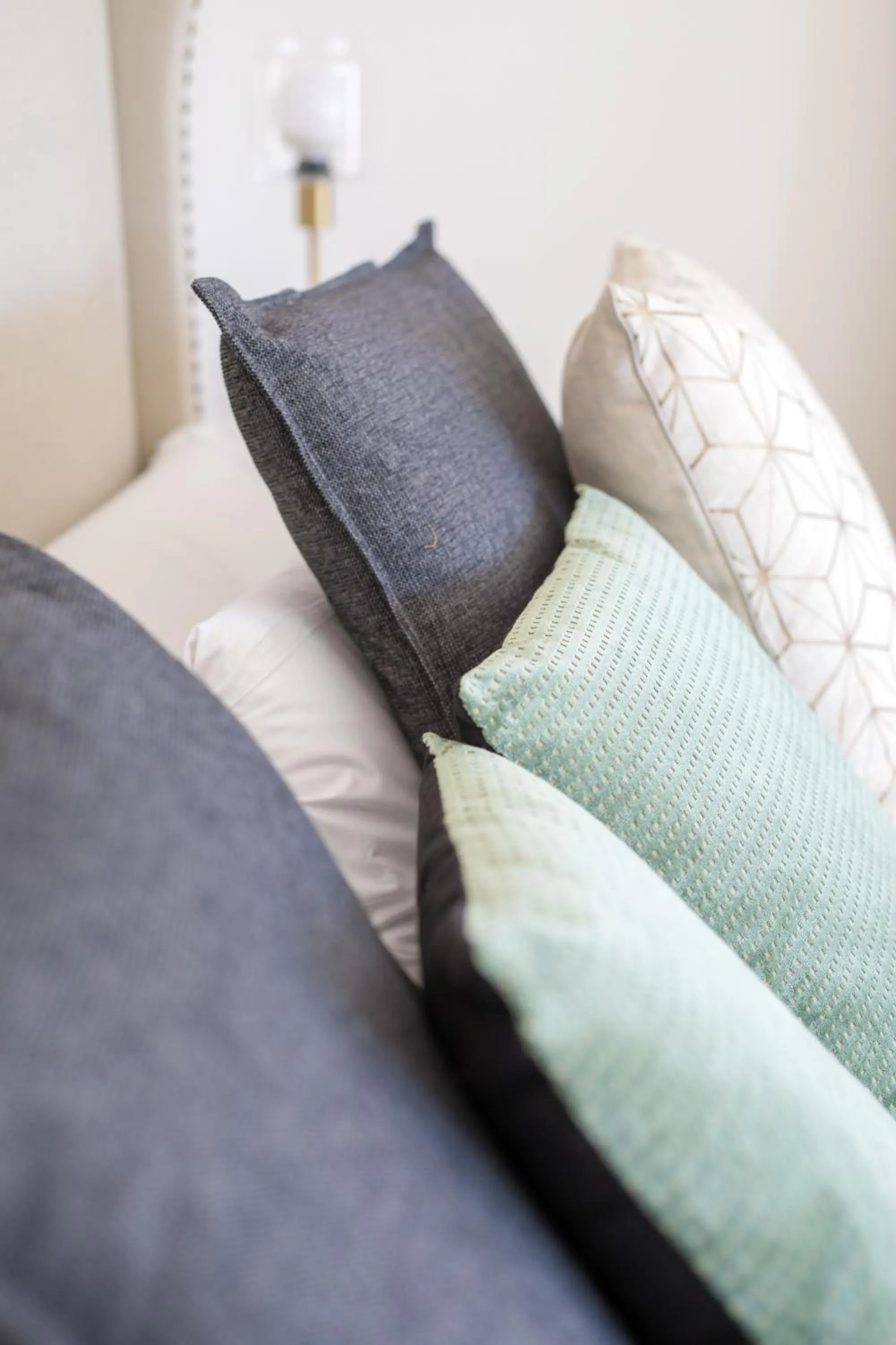 Decorative detail, Bed in Apartamentos Soho Boutique Museo