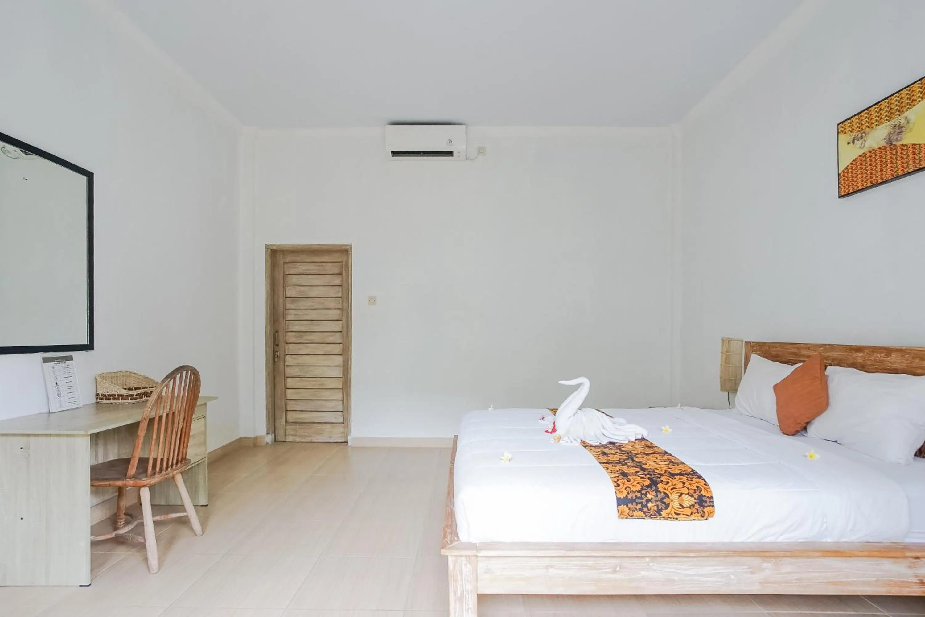 Bed in Karan Homestay Canggu
