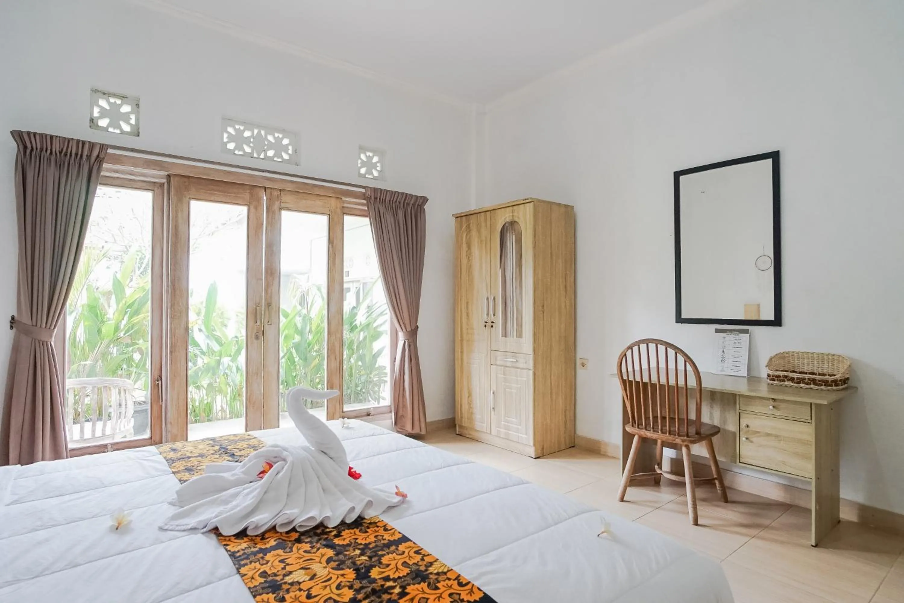 Bed in Karan Homestay Canggu