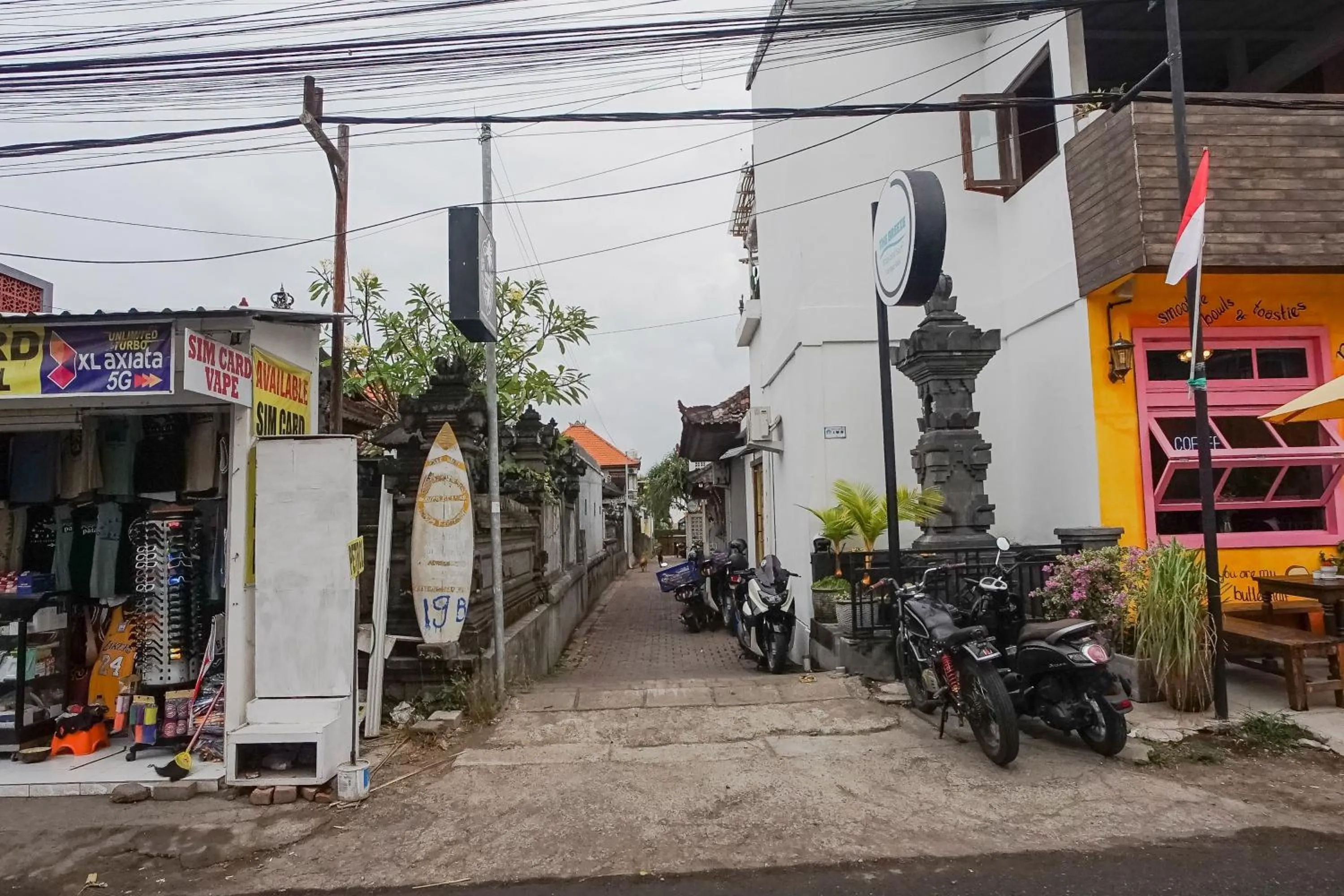 Property building in Karan Homestay Canggu