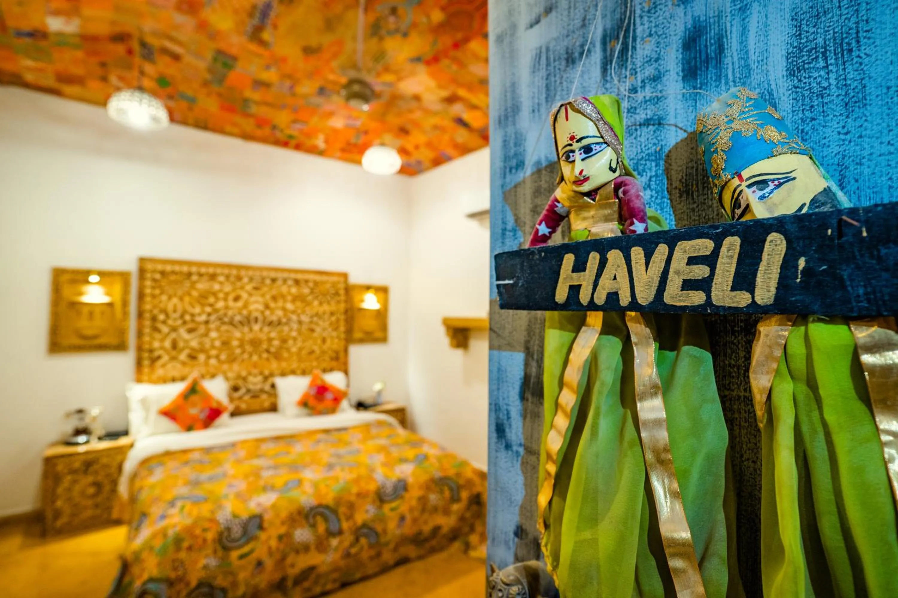 Photo of the whole room, Bed in Garh Meera - A Sensational Boutique Hotel