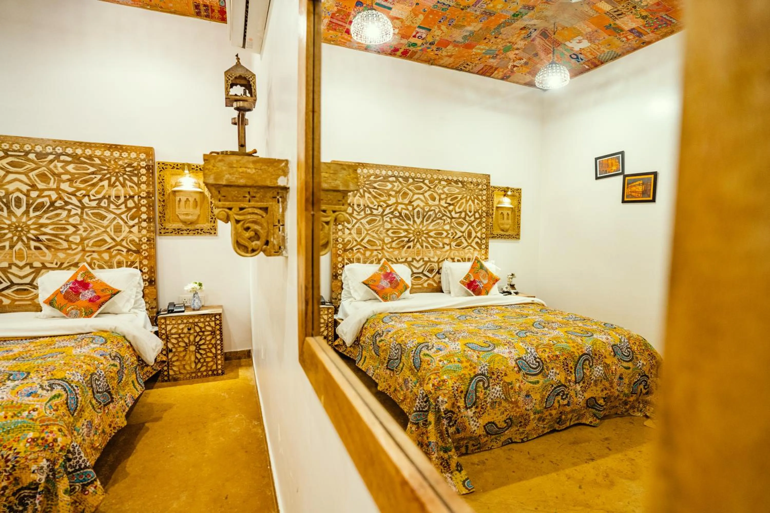Bed in Garh Meera - A Sensational Boutique Hotel