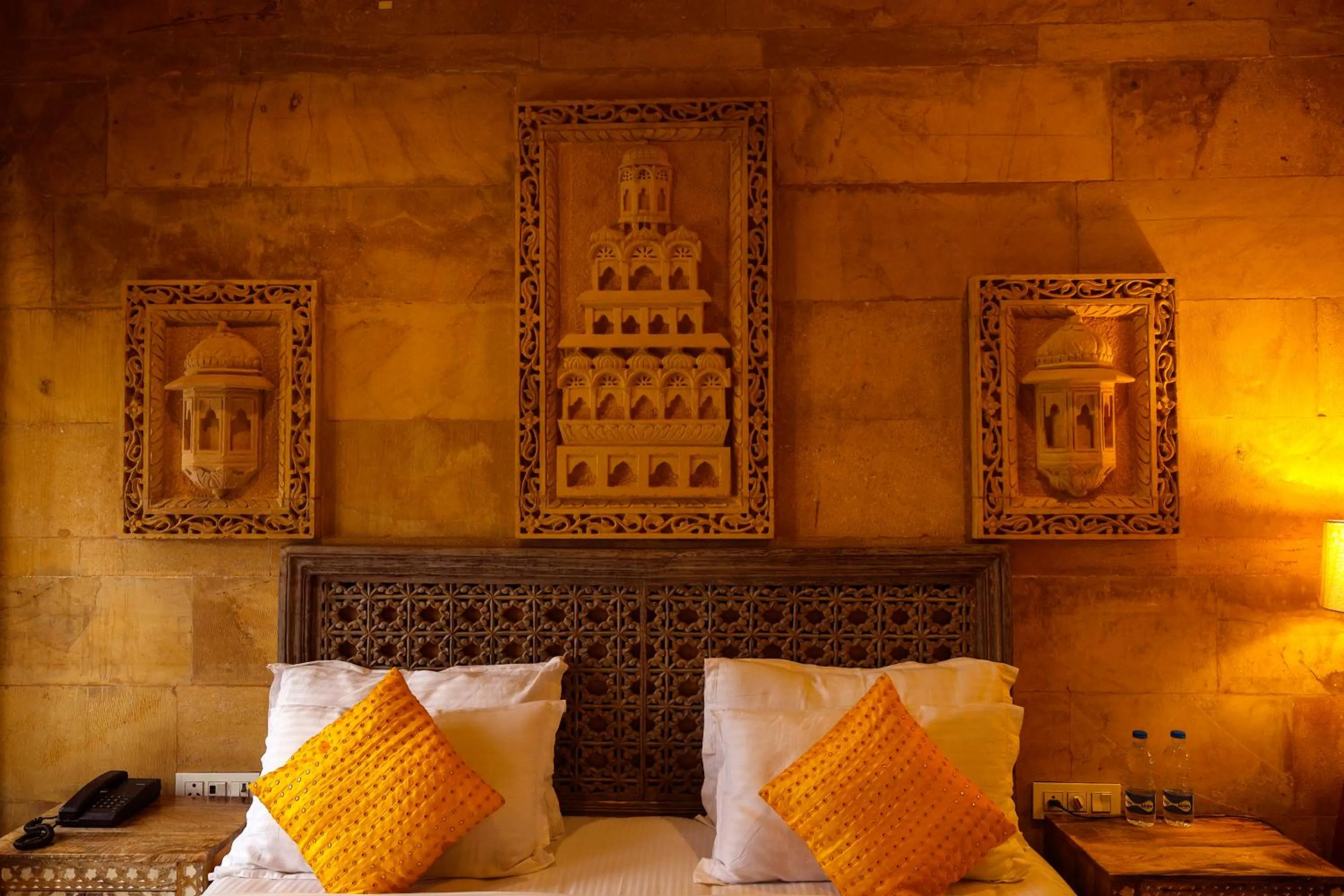 Bed in Garh Meera - A Sensational Boutique Hotel