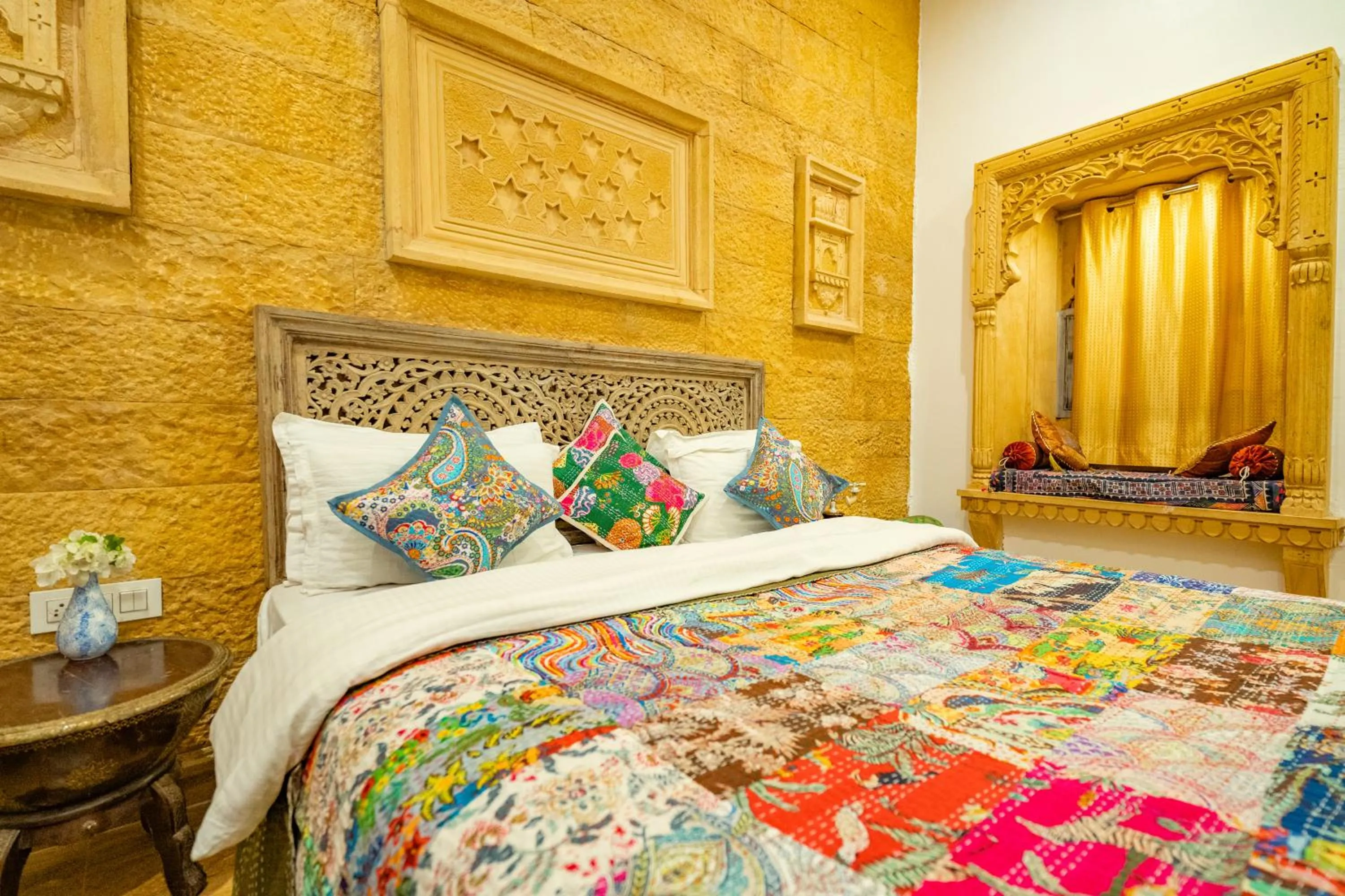 Bed in Garh Meera - A Sensational Boutique Hotel