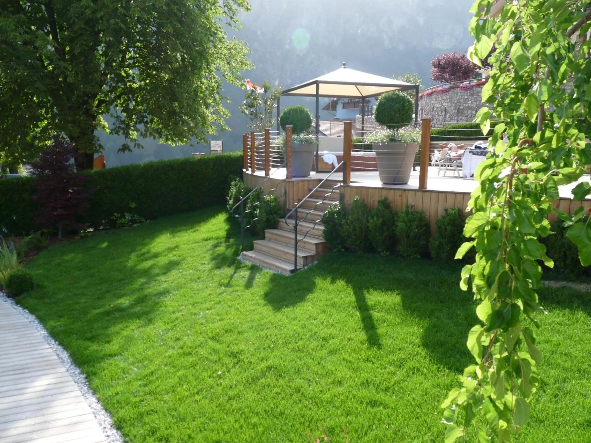 Garden in Alpotel Dolomiten