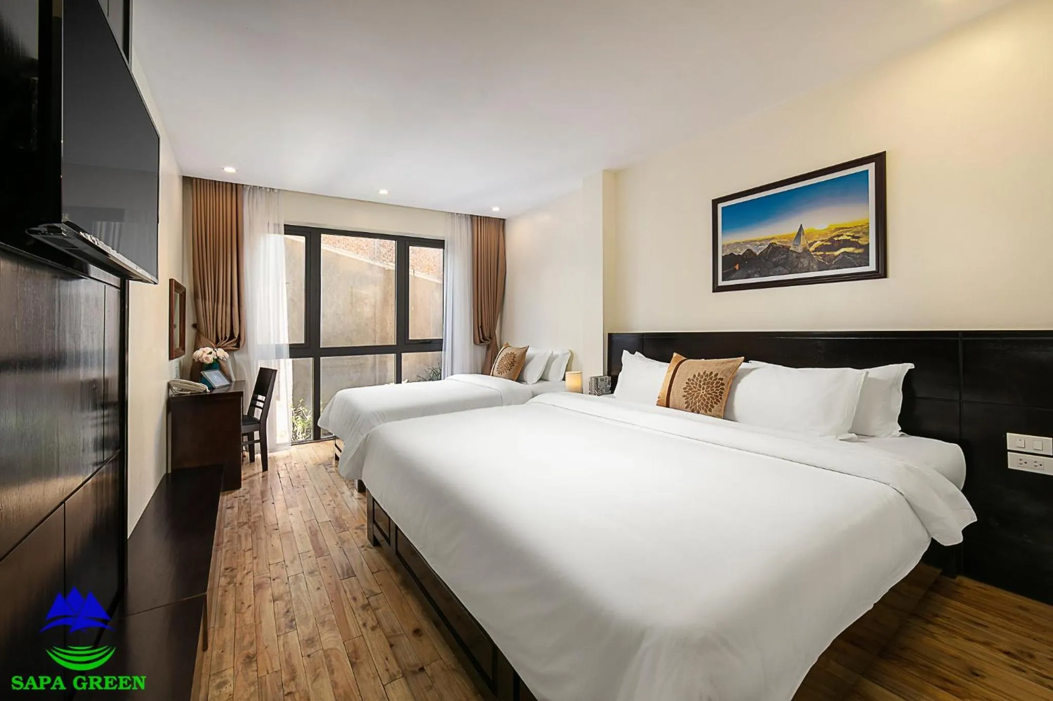 Bedroom, Bed in Sapa Green Hotel